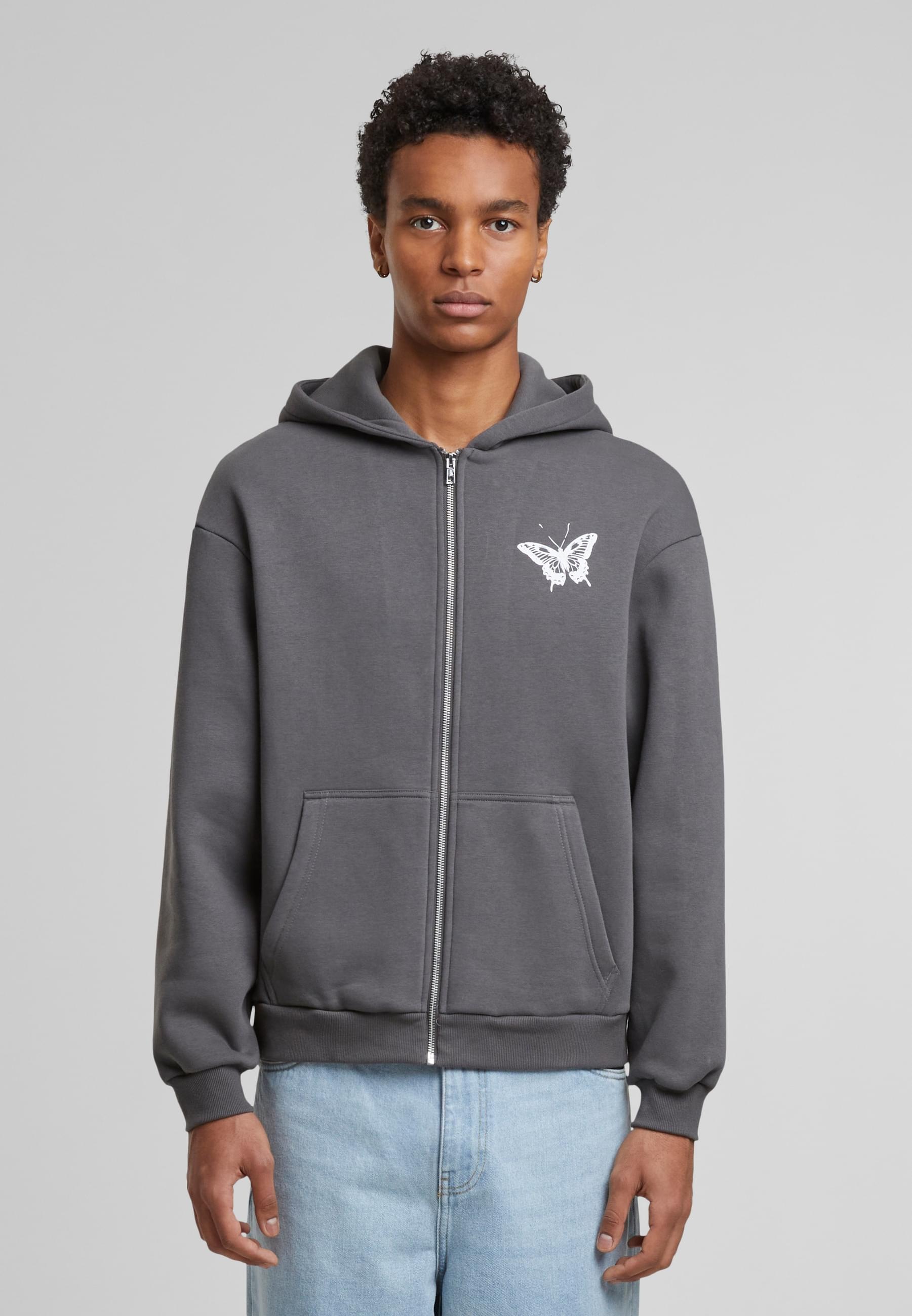 Upscale by Mister Tee Sweatjacke »Upscale by Mister Tee Let‘s Get Lost Fluffy Zip Hoody«
