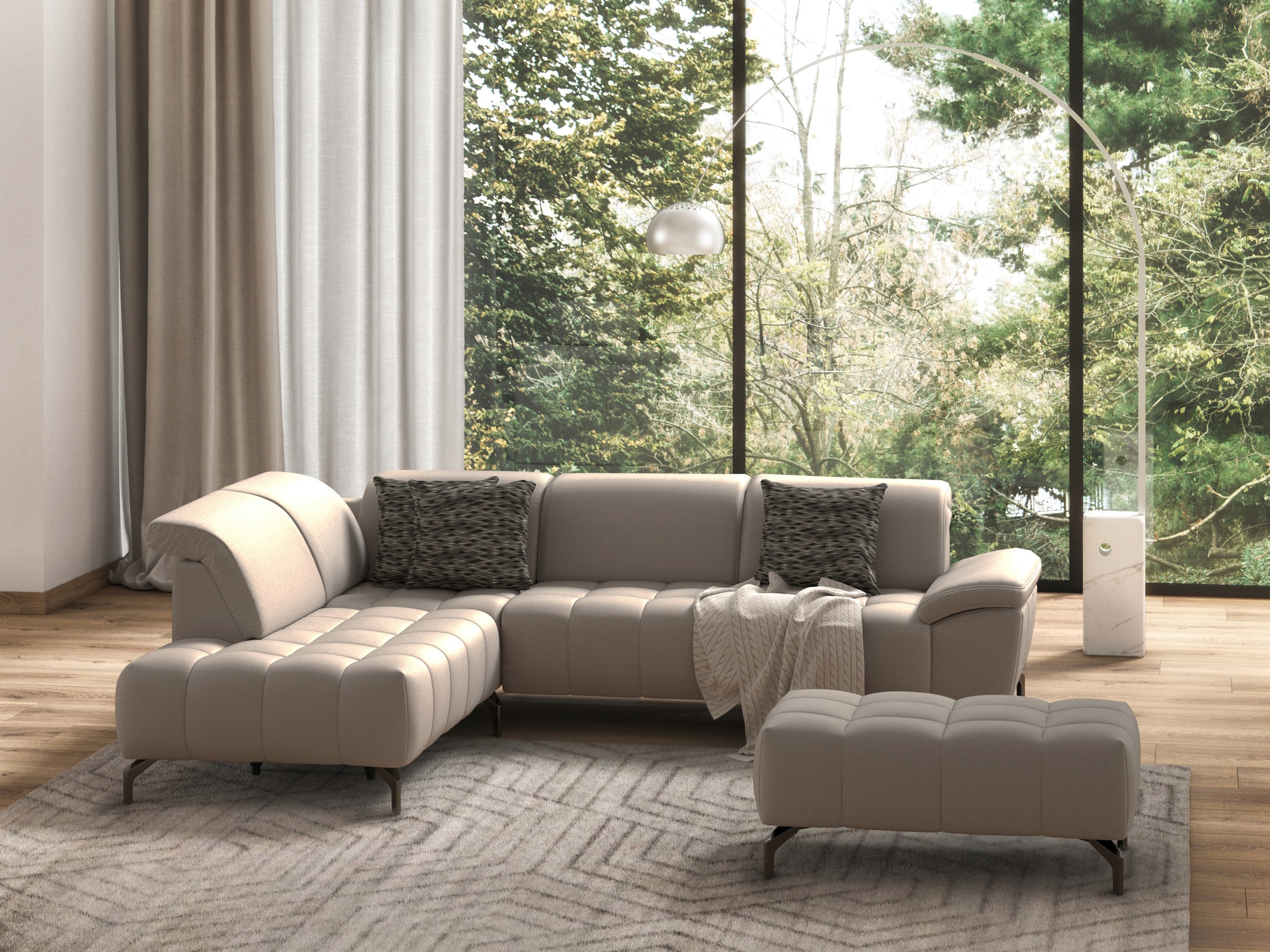 sit&more Hocker »Cool« mit schwarzen Füßen