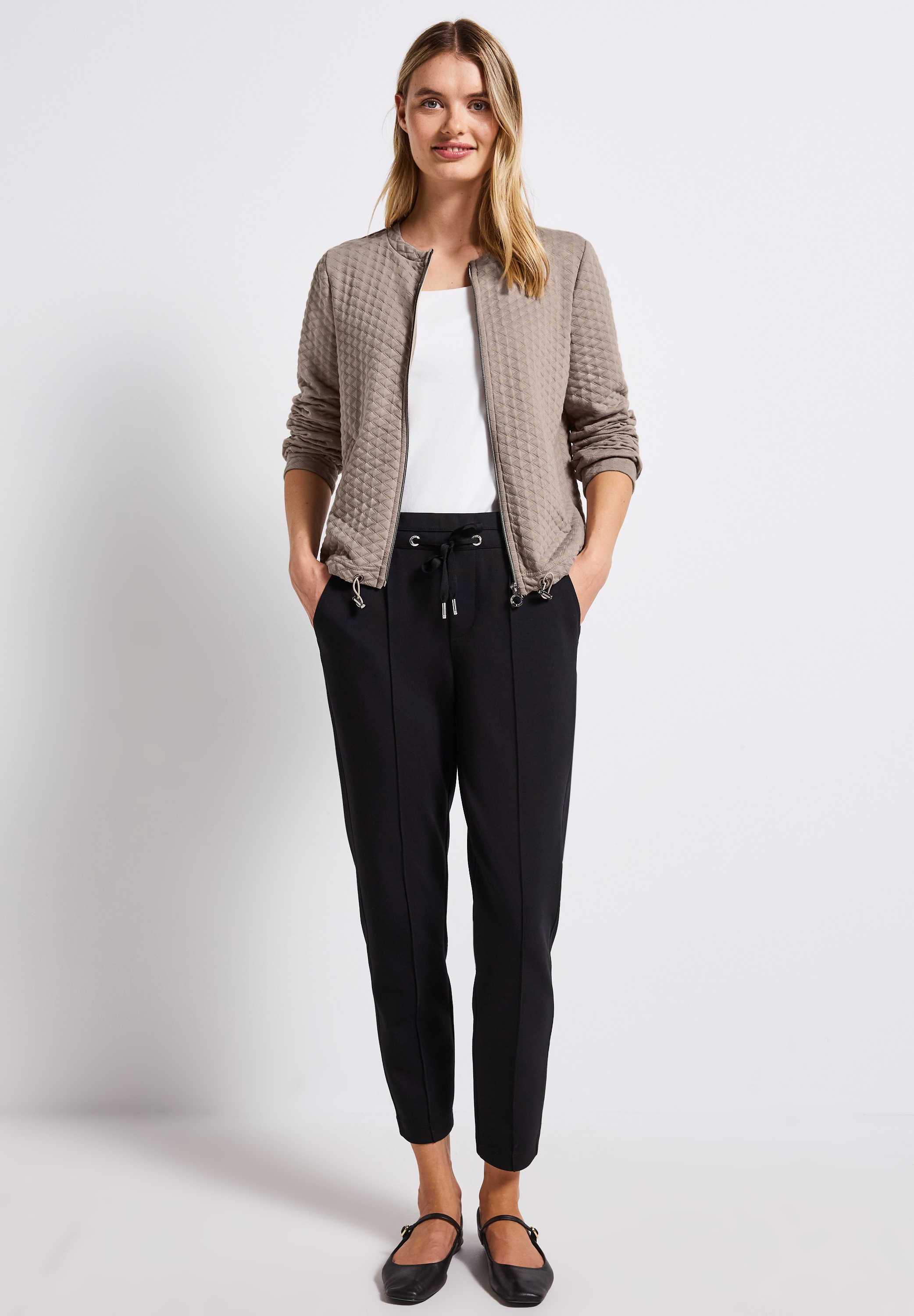 STREET ONE Cardigan, mit Struktur-Muster