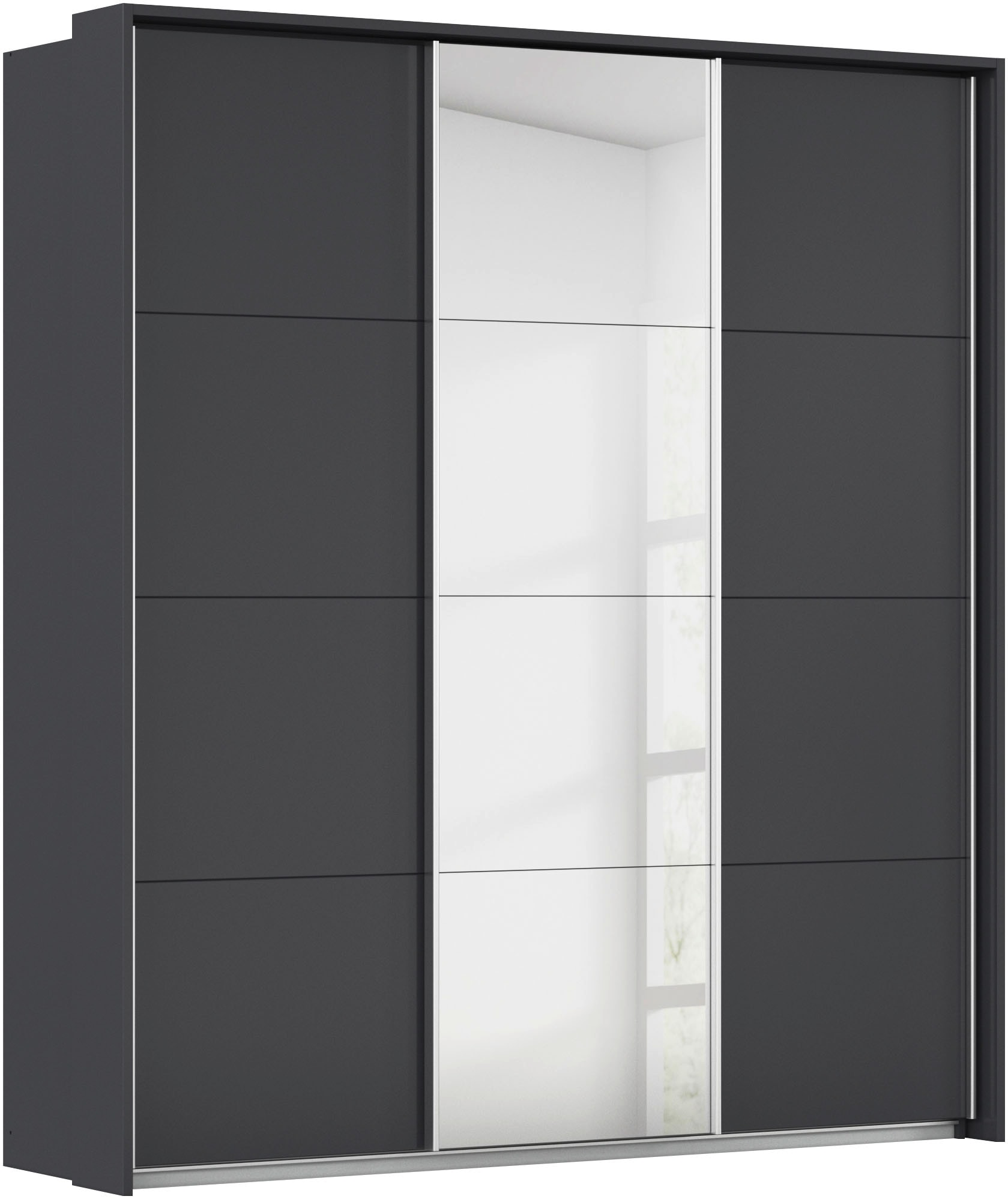 OTTO home Kleiderschrank "Mehrzweckschrank Aktenschrank Möbel Mietswohnung Schlafzimmer CORTONA" erhältlich in Breite 211/278/323/368 cm, Höhe: 214/233 cm, inkl. Passepartout und Zubehör, optionale Beleuchtung MADE IN GERMANY