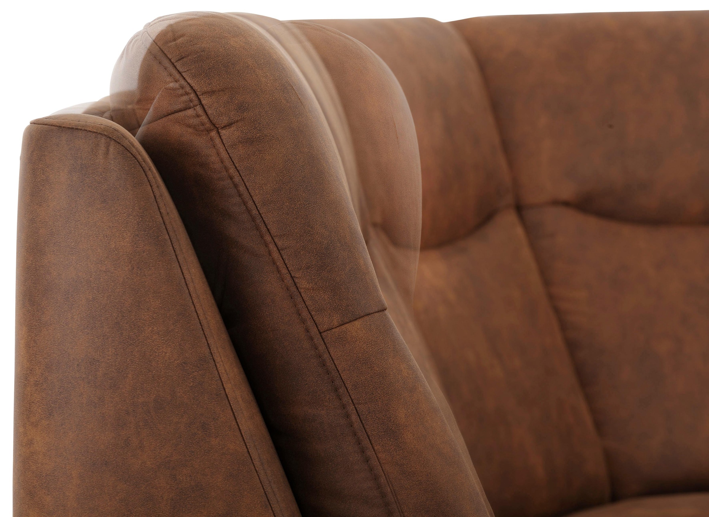 Home affaire Ecksofa »Boccaccio L-Form«, mit Federkern, incl. Kopfteilverstellung, wahlweise Bettfunktion