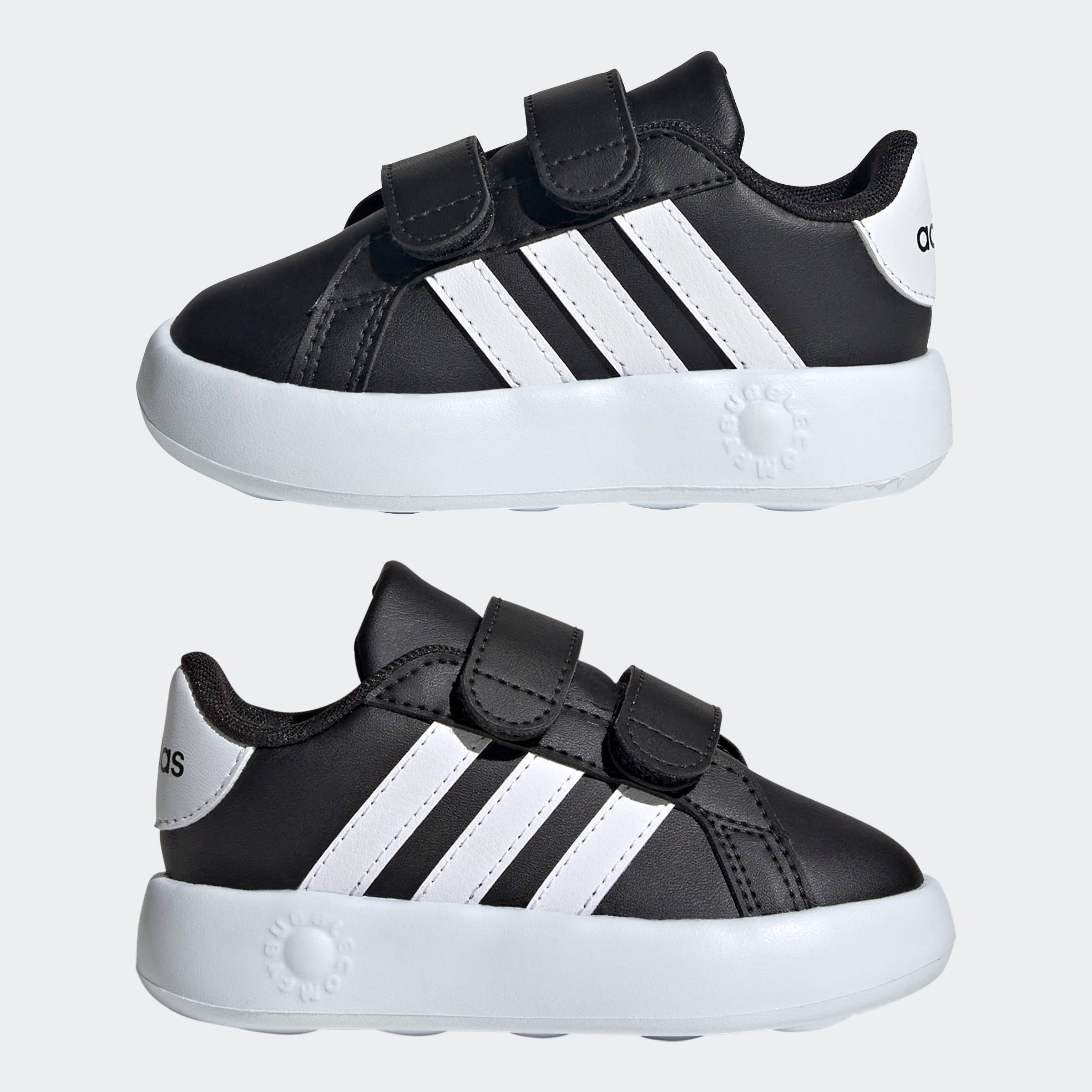 adidas Sportswear Klettschuh »GRAND COURT 2.0 KIDS«, Design auf den Spuren des adidas Superstar, für Kinder