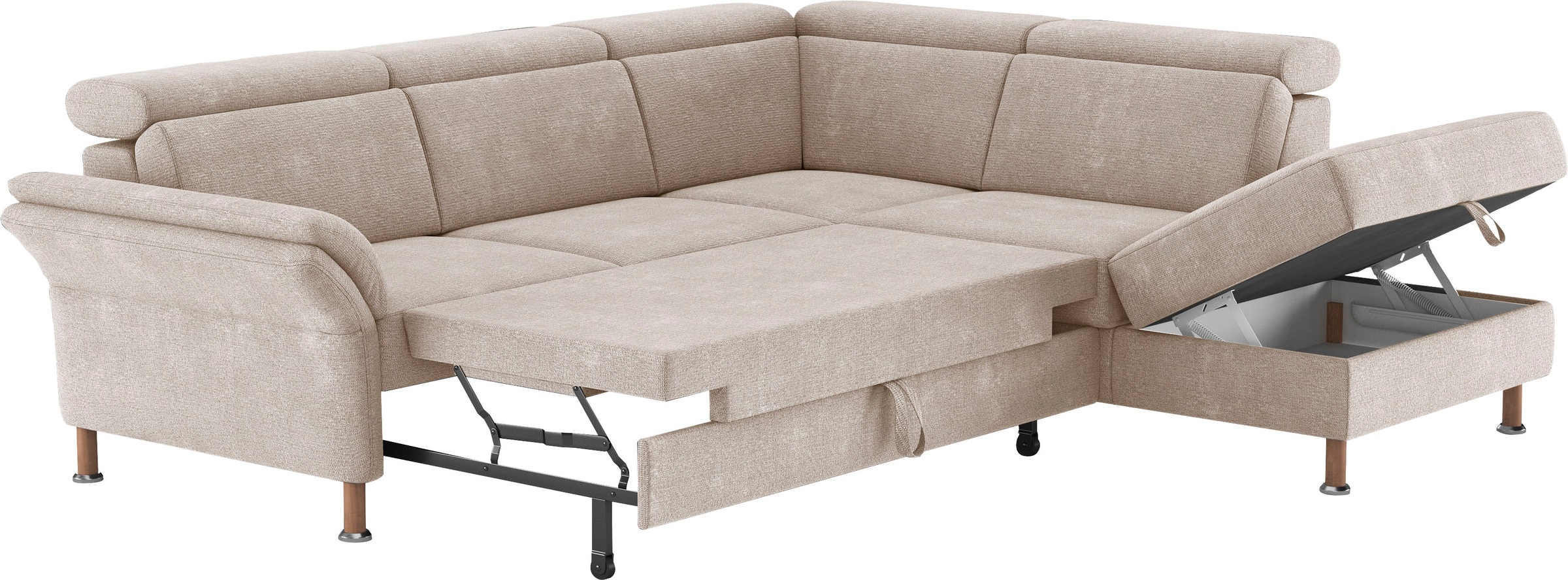 Home affaire Ecksofa »Calypso L-Form«, mit Relaxfunktion motorisch im Sofa 2,5- Sitzer