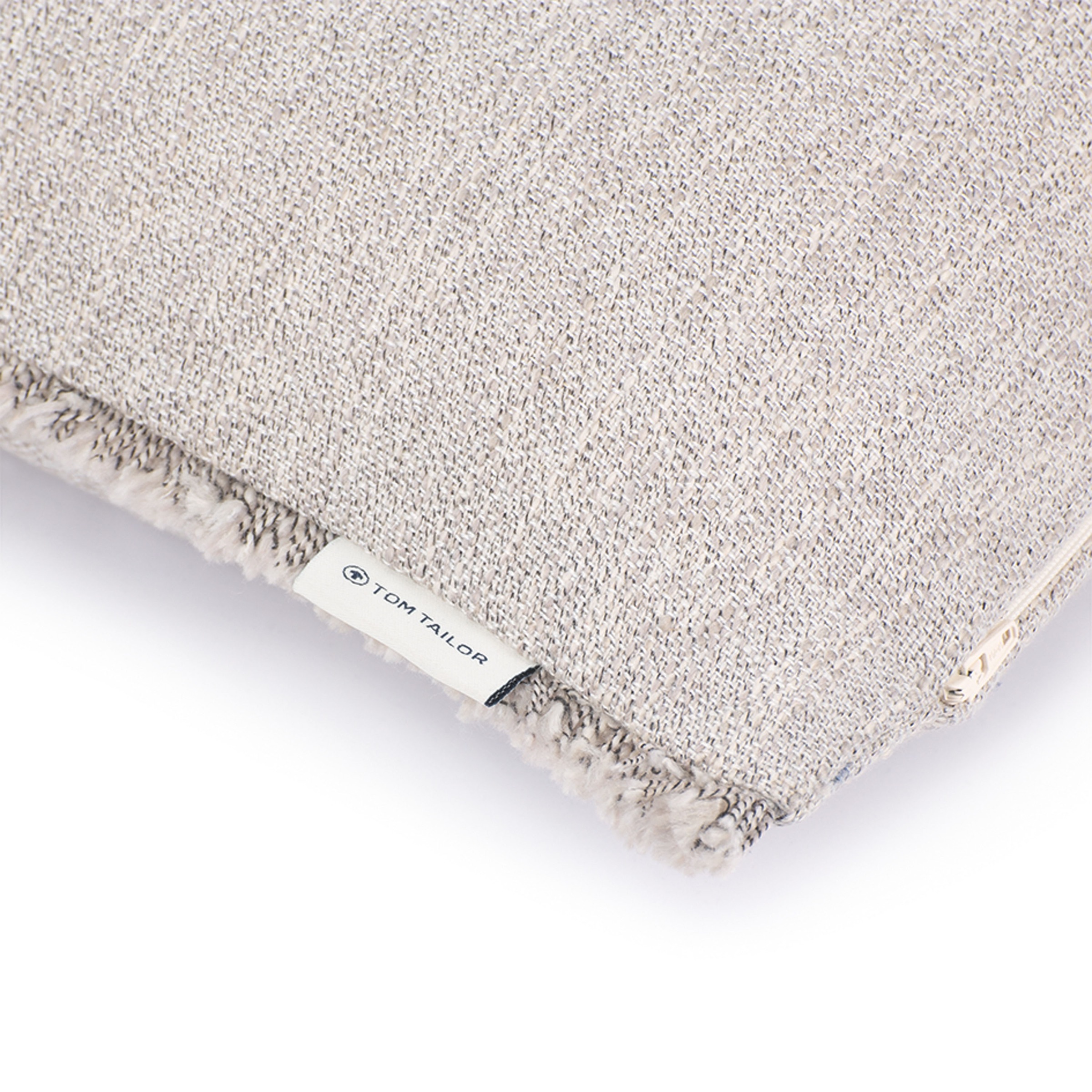 Kissenhülle »Structured Fringes«, (1 St.), mit seitlichem Fransenabschluss