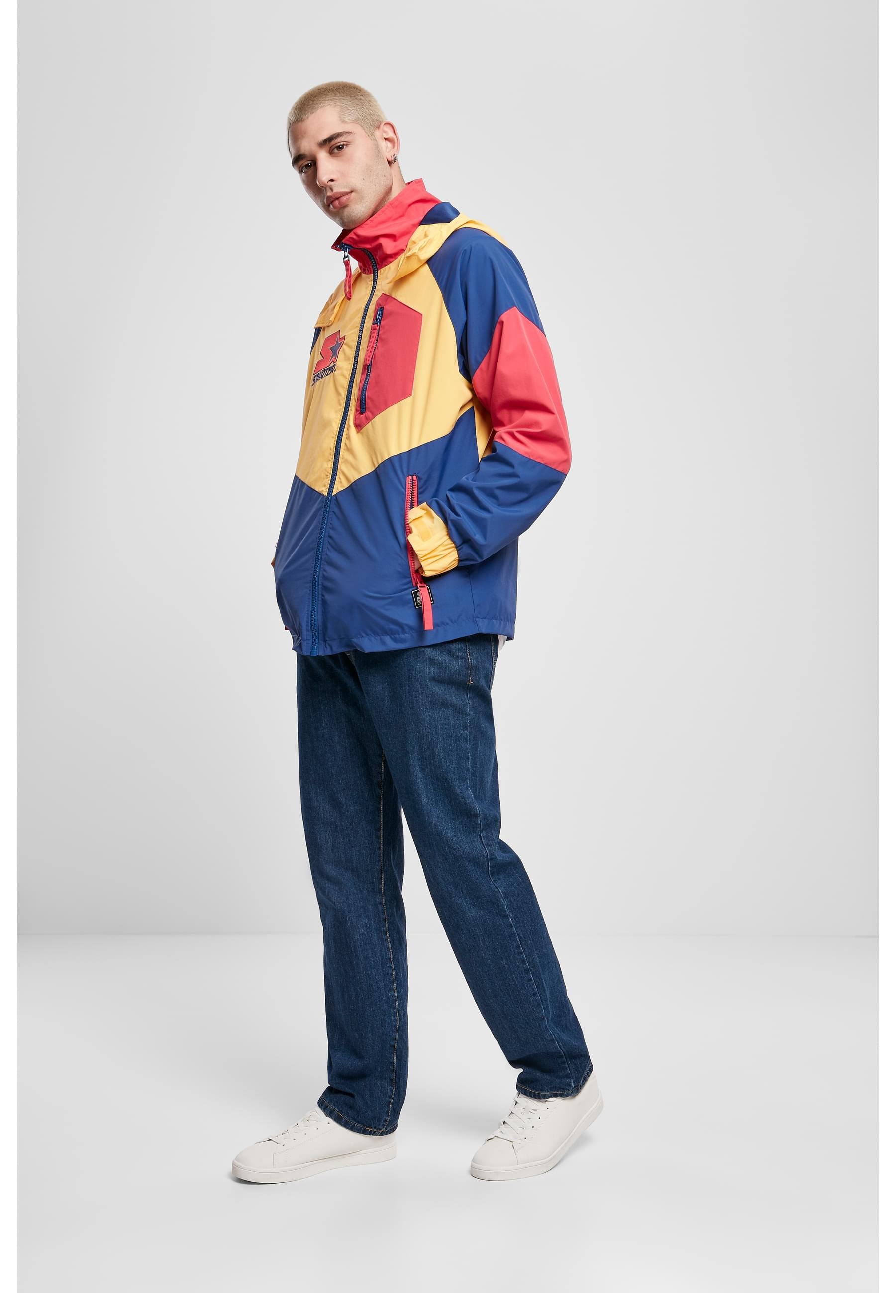 Starter Black Label Anorak »Starter Black Label Herren Starter Multicolored Logo Jacket« 1 Stk. tlg. mit Kapuze