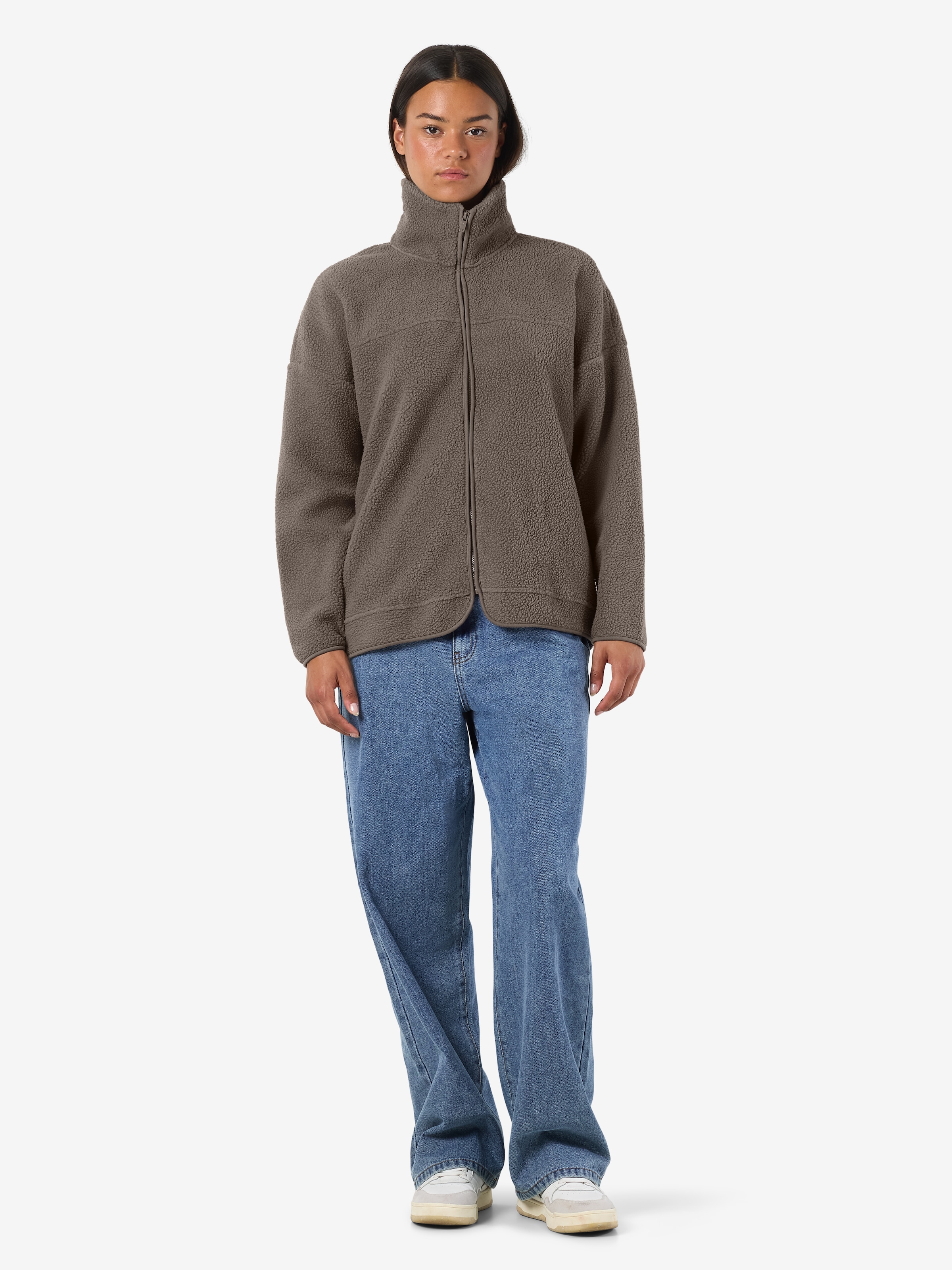 Noisy may Fleecejacke »NMCOZY L/S ZIP SWEATER JRS NOOS«