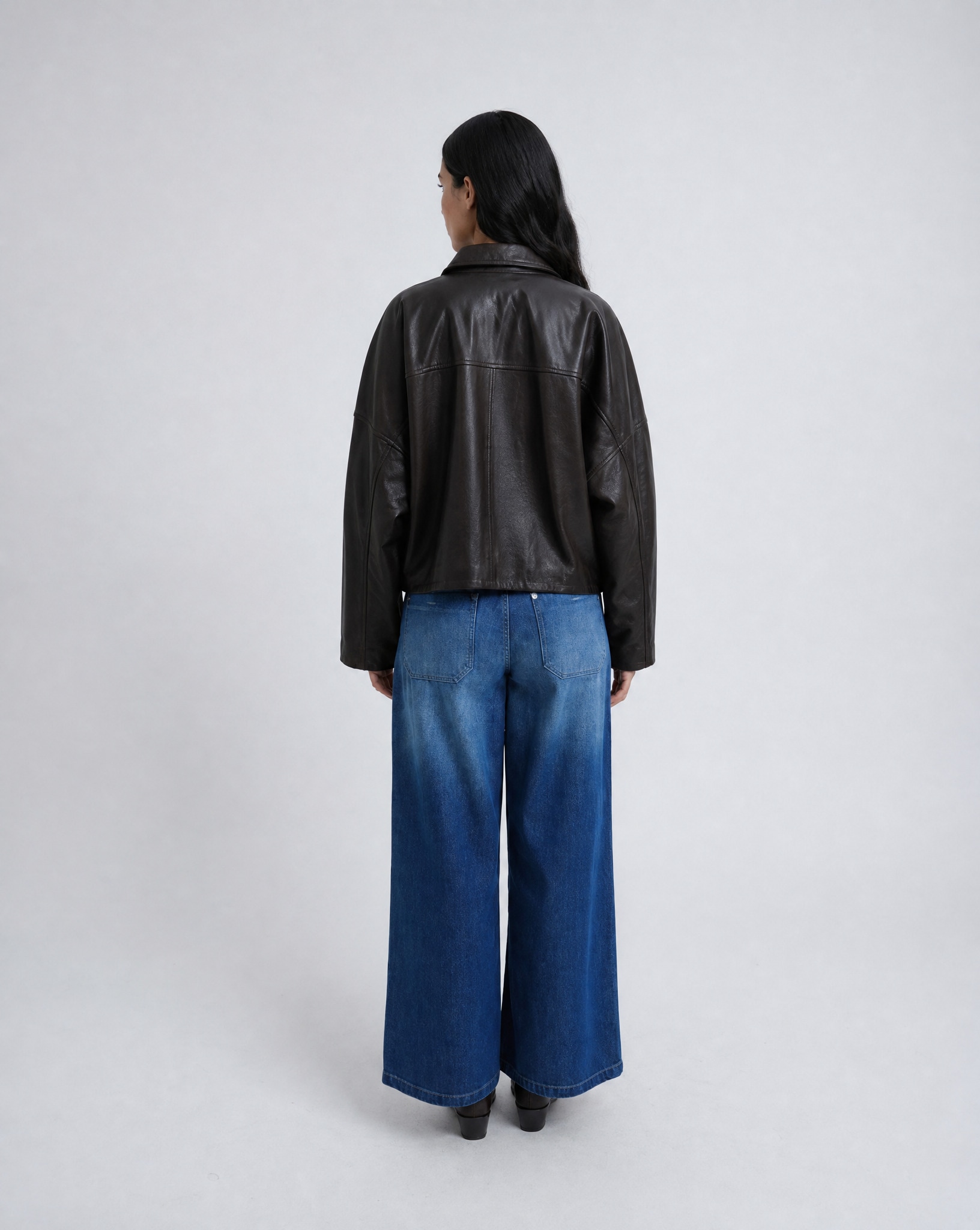 Smith & Soul Lederjacke ohne Kapuze