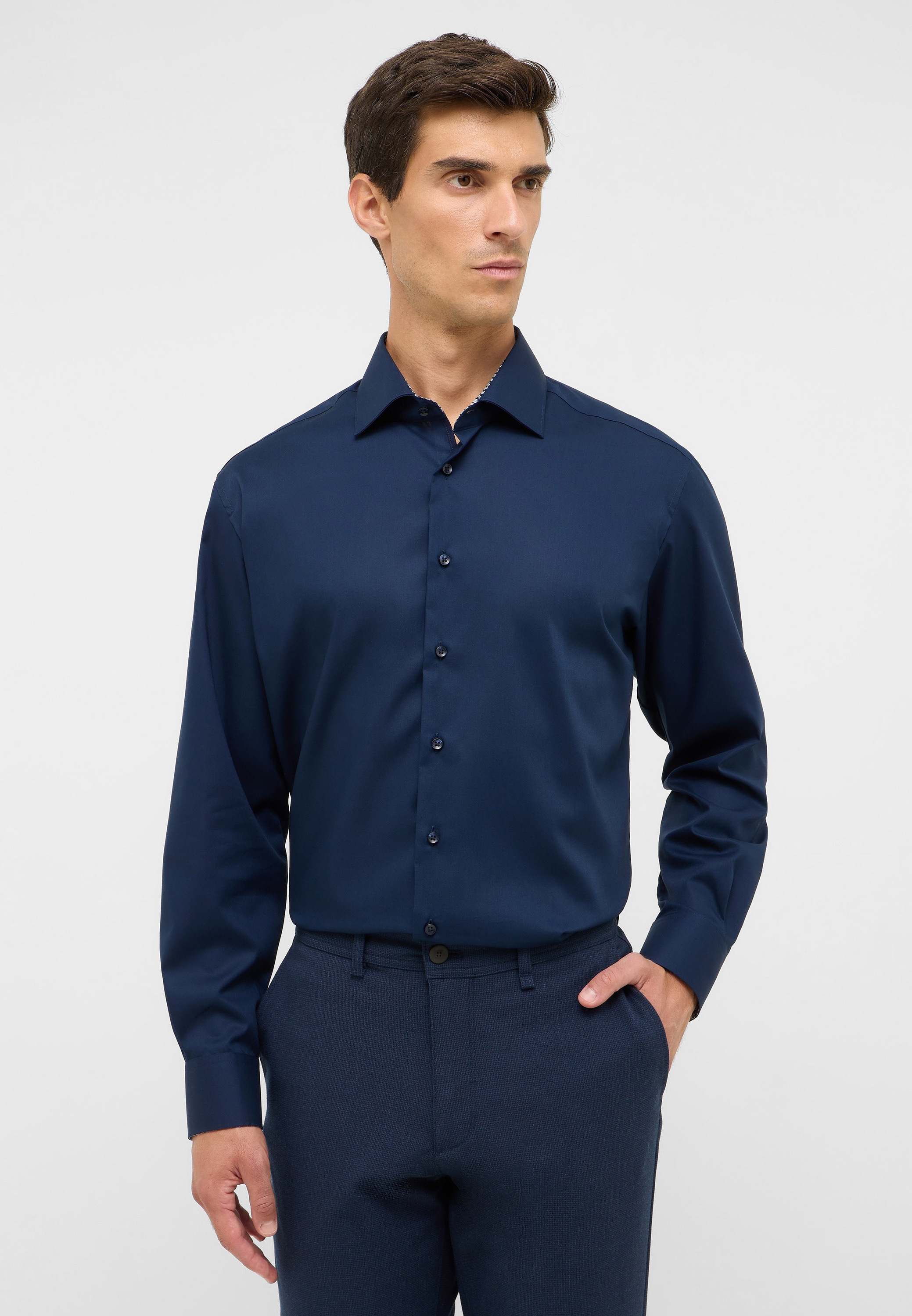 Eterna Langarmhemd "MODERN FIT" NON IRON (bügelfrei) günstig online kaufen