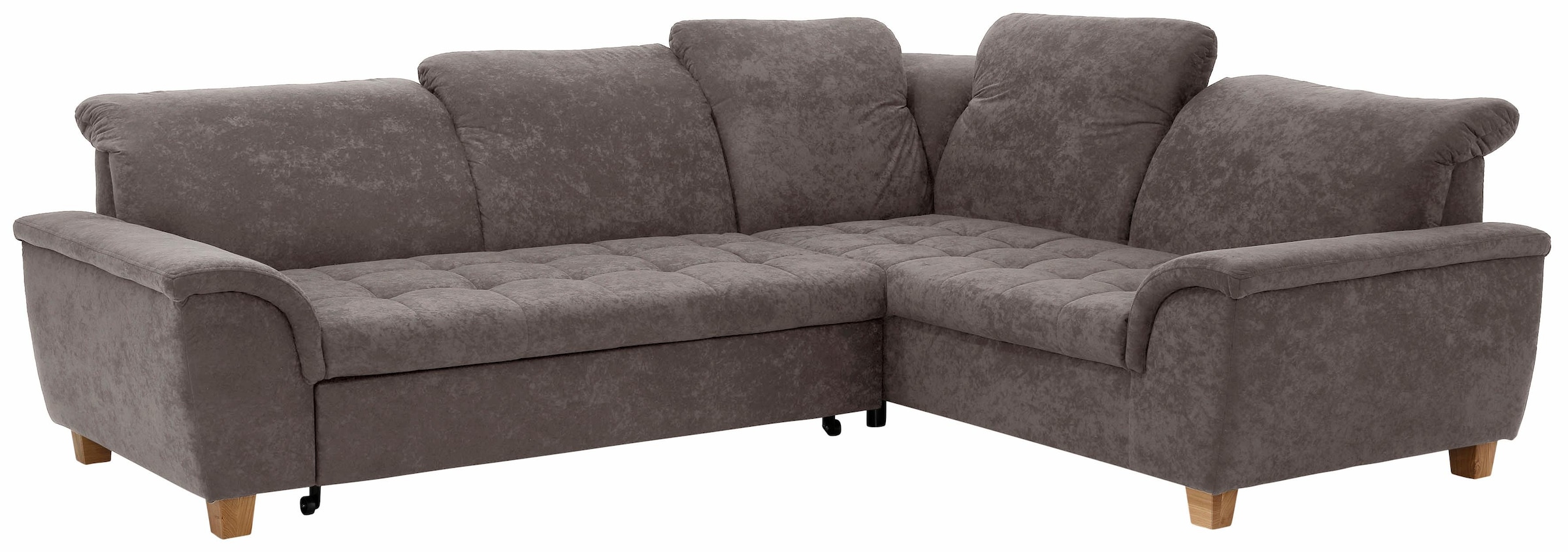 Home affaire Ecksofa »Lyla fester Sitzkomfort, bequeme Armlehnen, Breite 275cm, L-Form« wahlweise mit Rückenfunktion und Bettfunktion