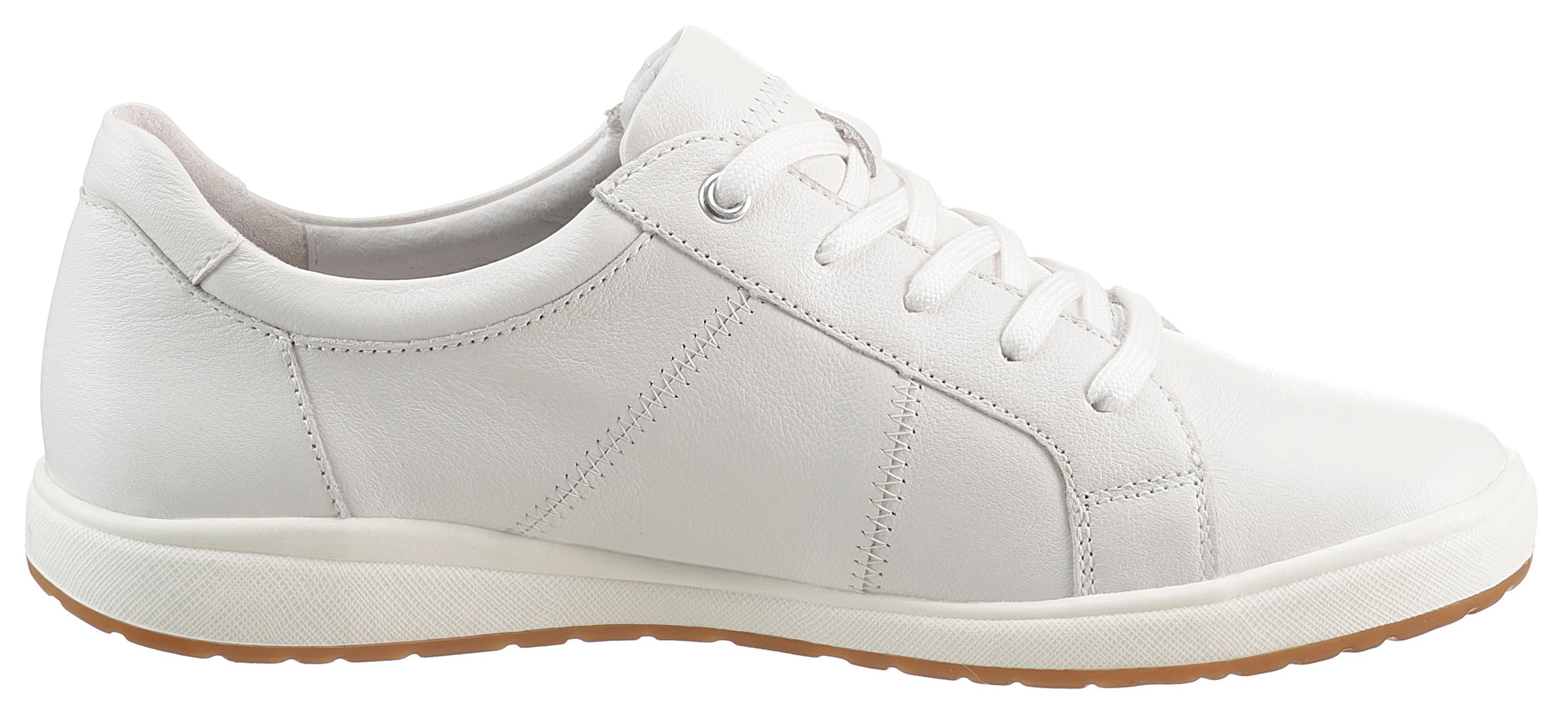 Josef Seibel Sneaker »CAREN 01«, Freizeitschuh, Halbschuh, Schnürschuh mit gepolstertem Schaftrand
