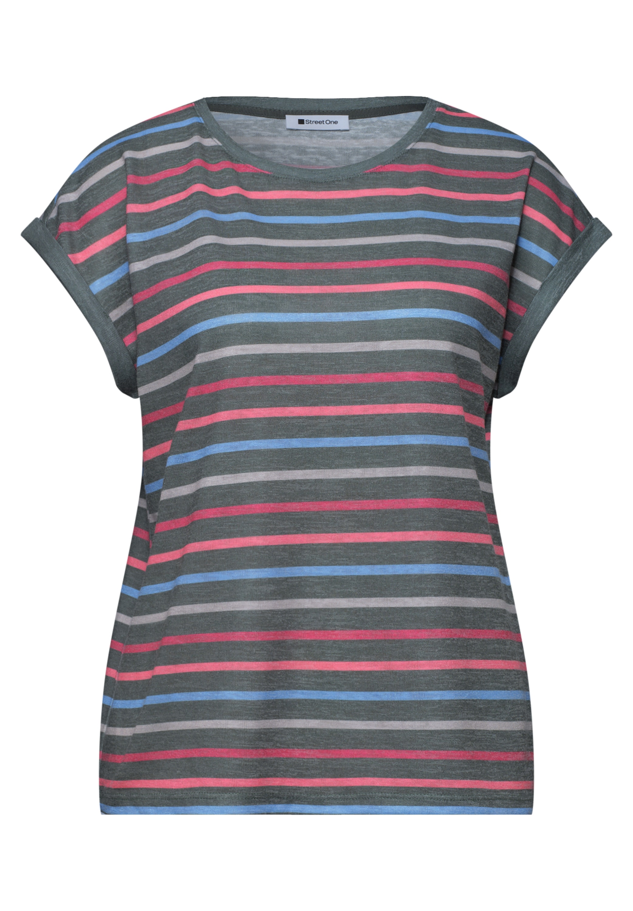 STREET ONE T-Shirt im Streifen-Design
