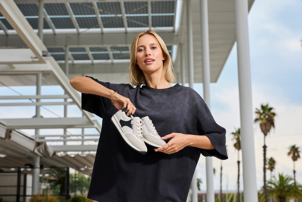 Rieker Sneaker Schnürschuh, Halbschuh, Freizeitsneaker mit Kontrastdetails günstig online kaufen