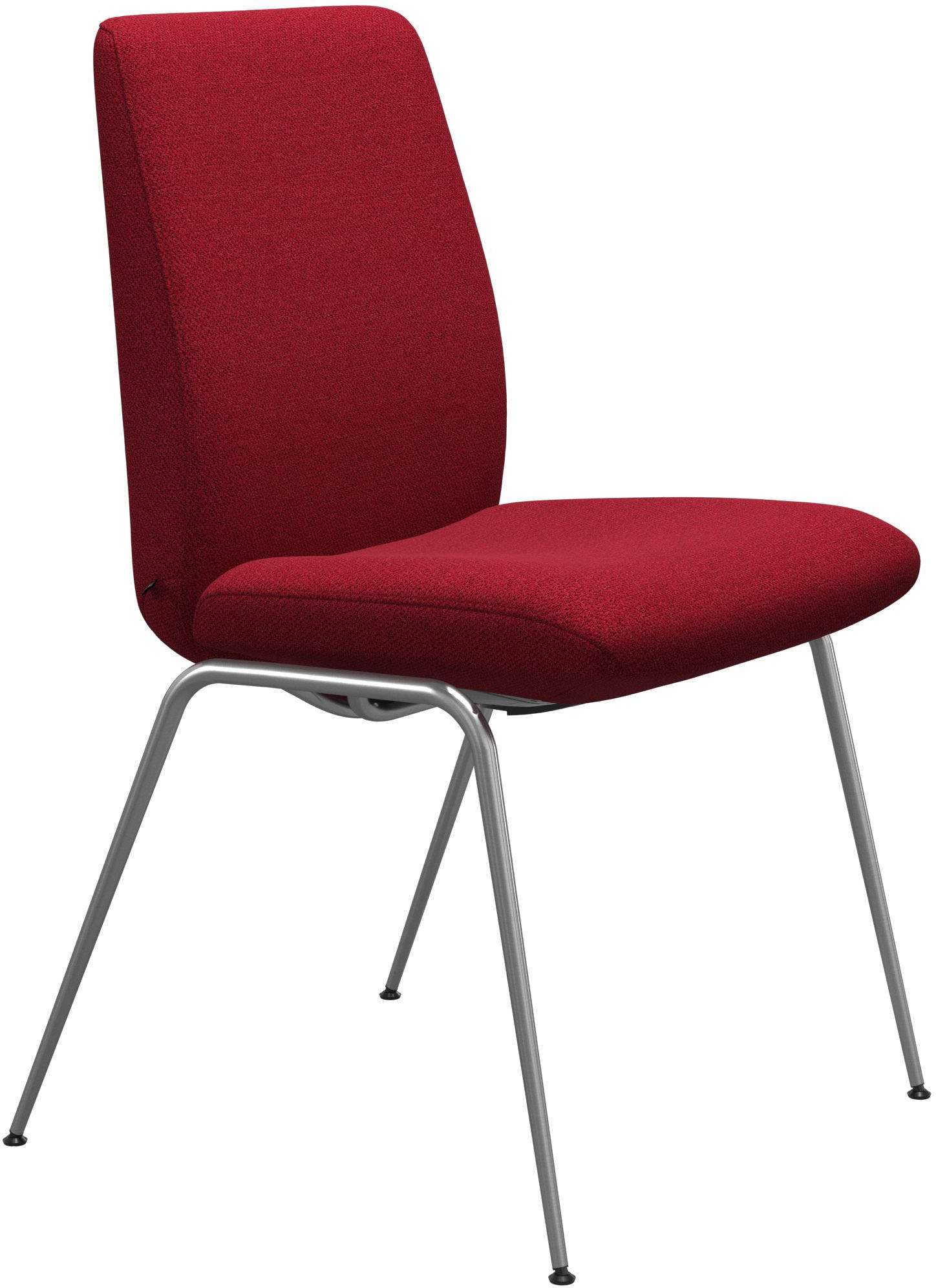 Stressless Polsterstuhl "Laurel", ROHLEDER Stoff Q2 FARON, Low Back, Größe L, mit Beinen aus Stahl in Chrom glänzend