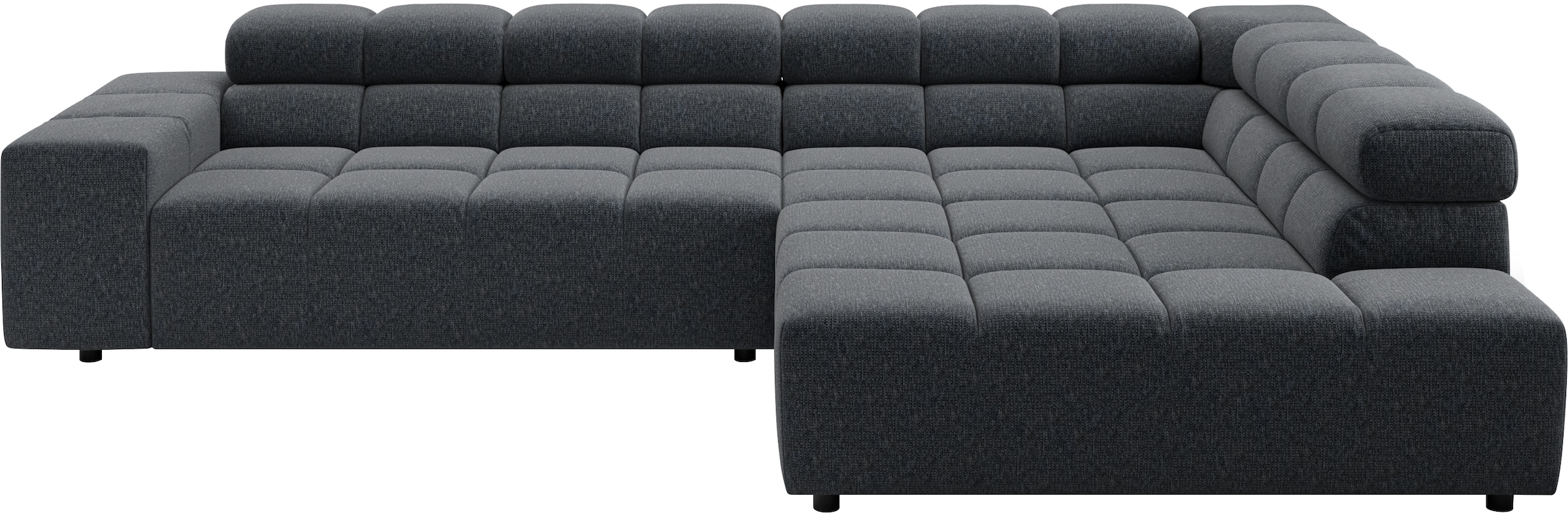 Home affaire Ecksofa "Ancona, Ecksofa, incl. Kopfteilverstellung, Breite 319 cm, L-Form" wahlweise elektrische Sitztiefenverstellung