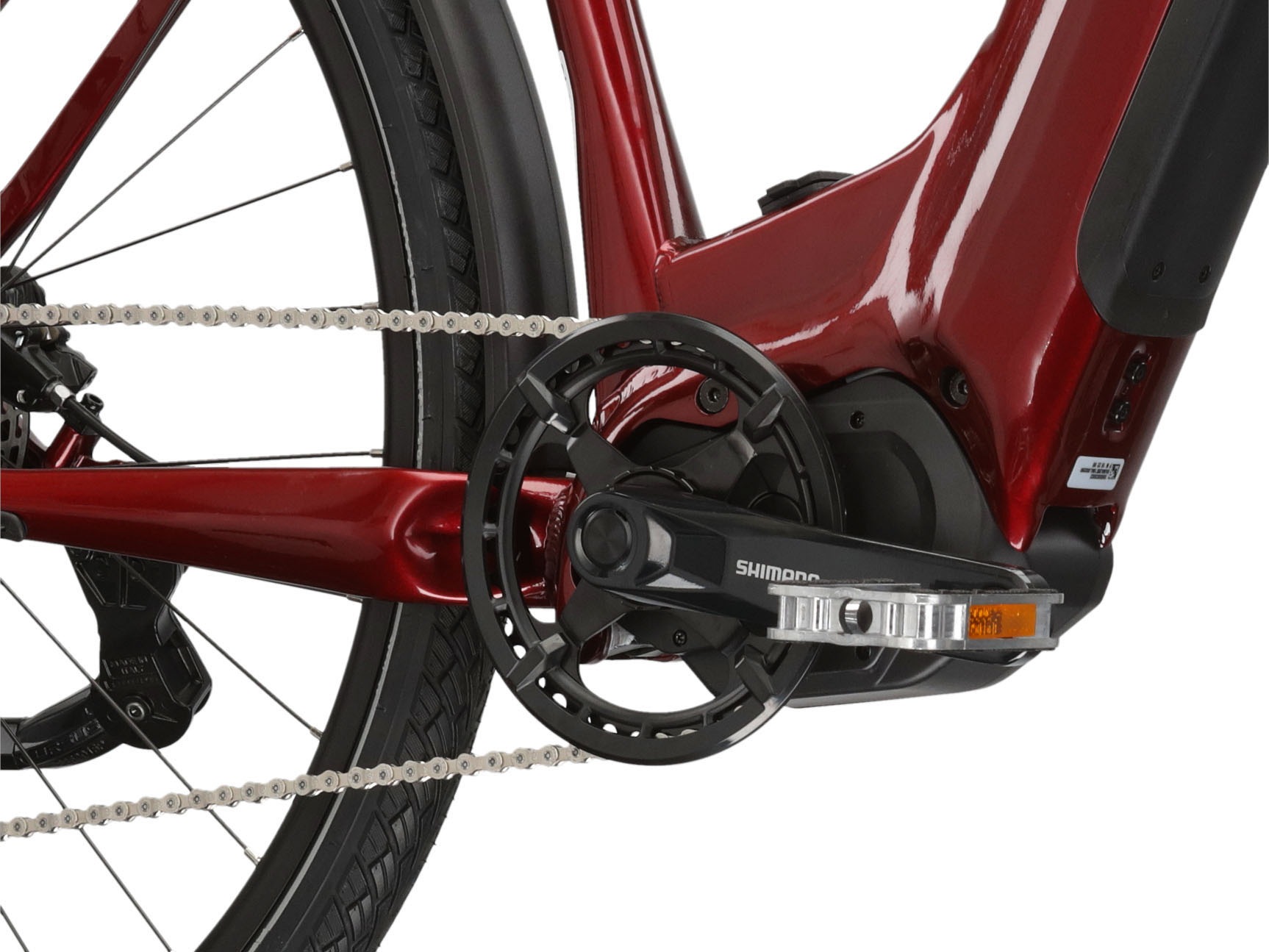 Kross »E-Trekkingrad Trans Hybrid LS 3.0 28 Zoll rot« 8 Gang Shimano Acera T3000 Schaltwerk Kettenschaltung Mittelmotor 250 W Pedelec, Elektrofahrrad für Damen und Herren