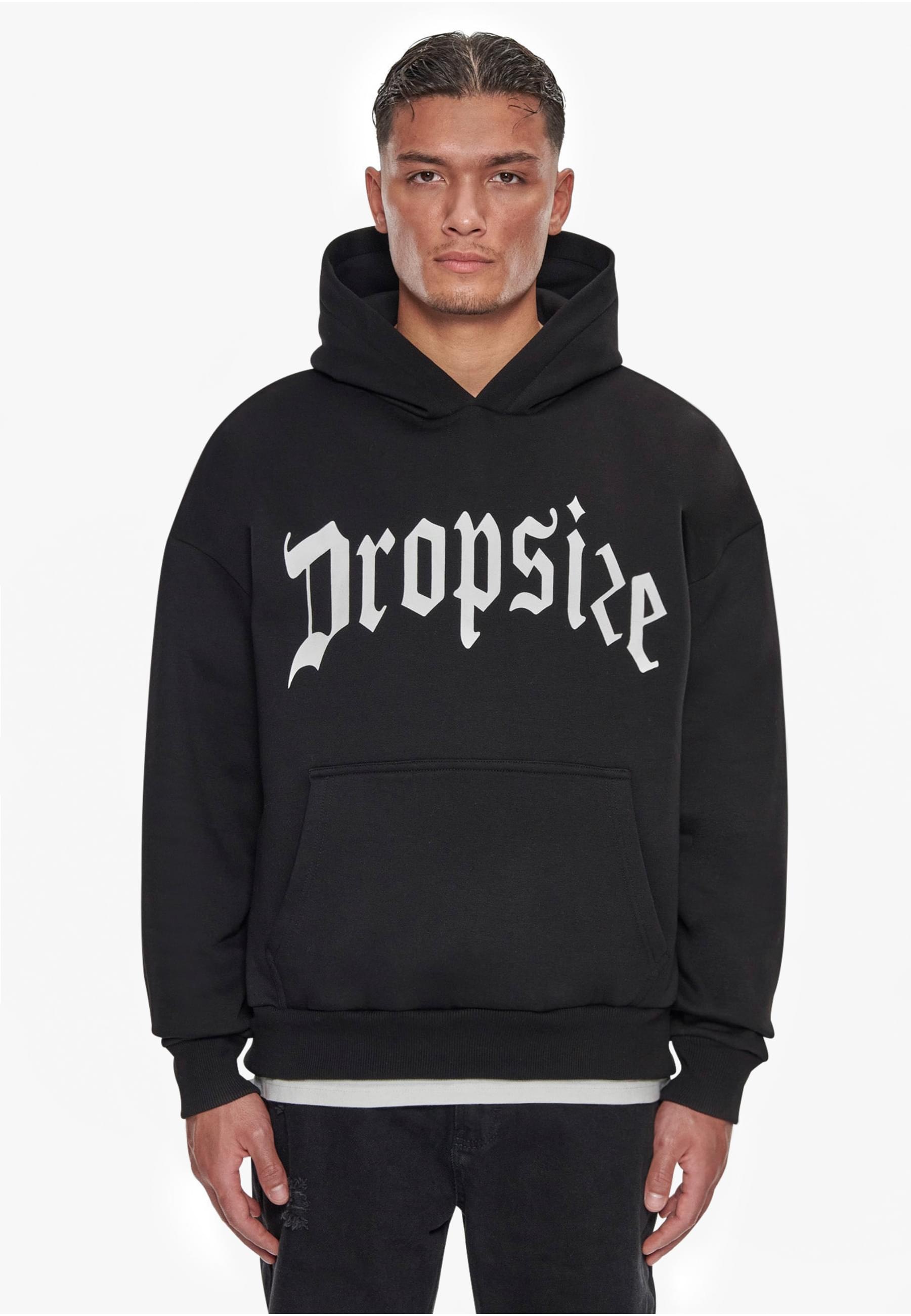 Dropsize Kapuzensweatshirt »Dropsize Herren Heavy Logo Design Hoodie«, (1 tlg.)