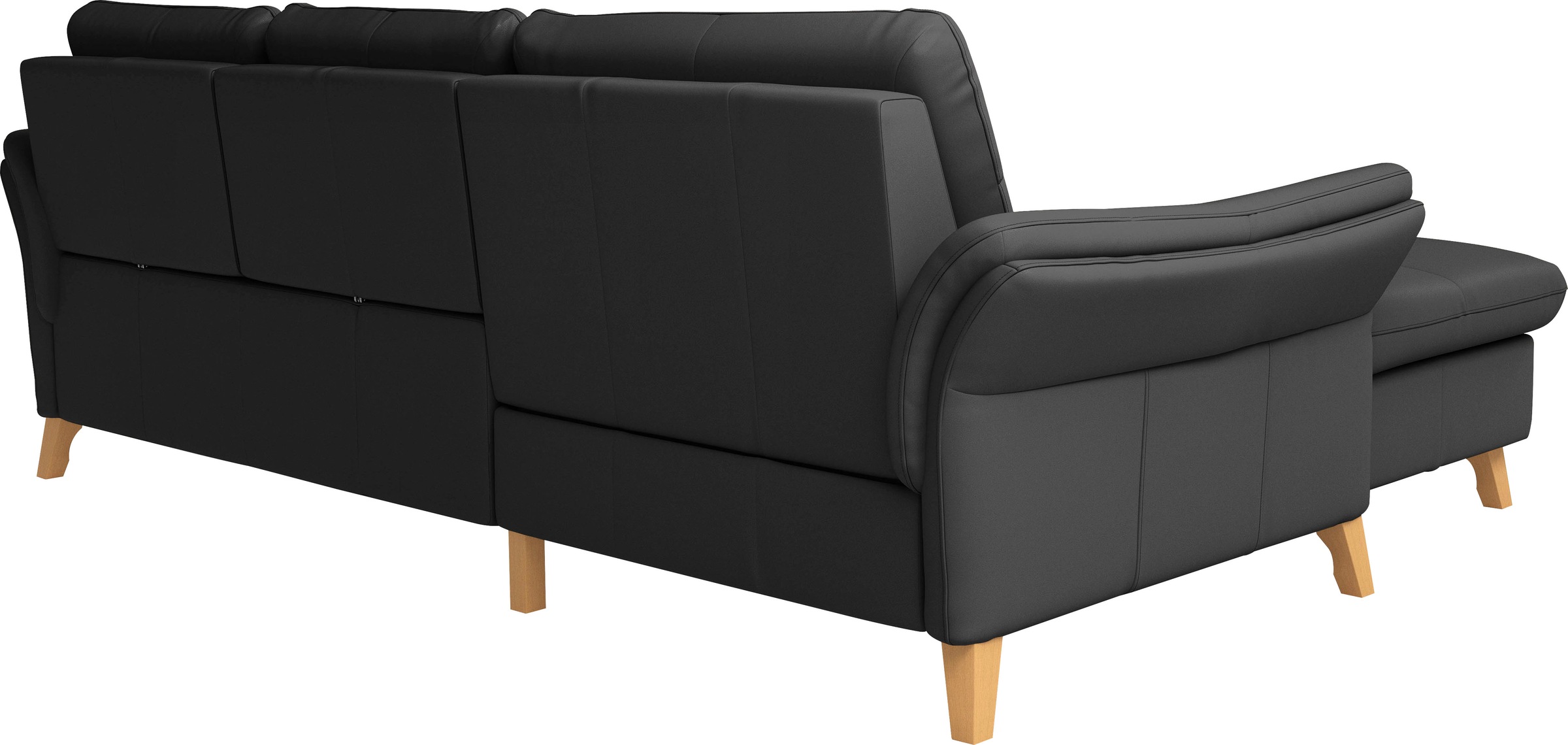 sit&more Ecksofa »Göteborg«, Sitztiefenverstellung und Federkern, wahlweise mit Bettfunktion