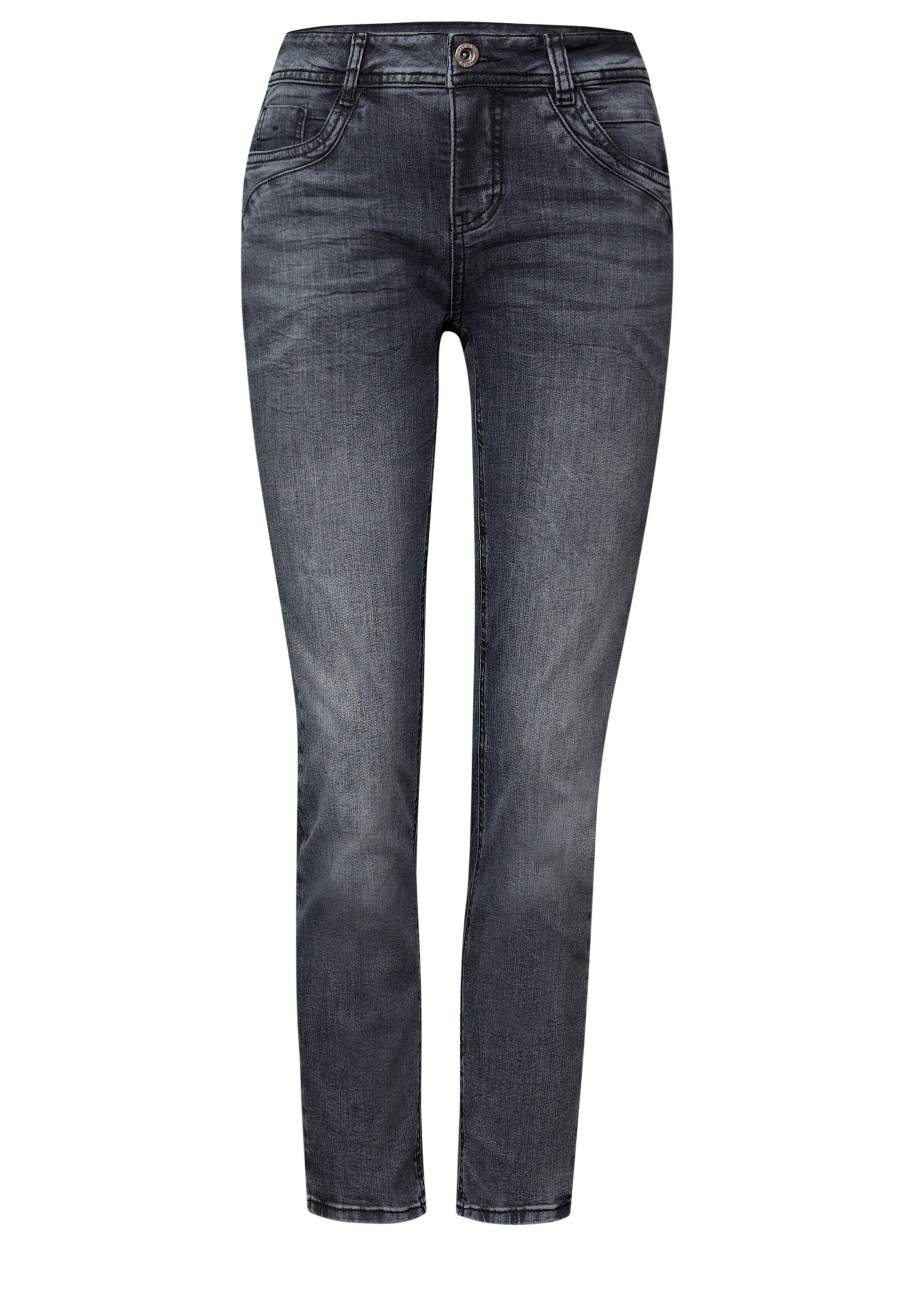STREET ONE Loose-fit-Jeans, Middle Waist