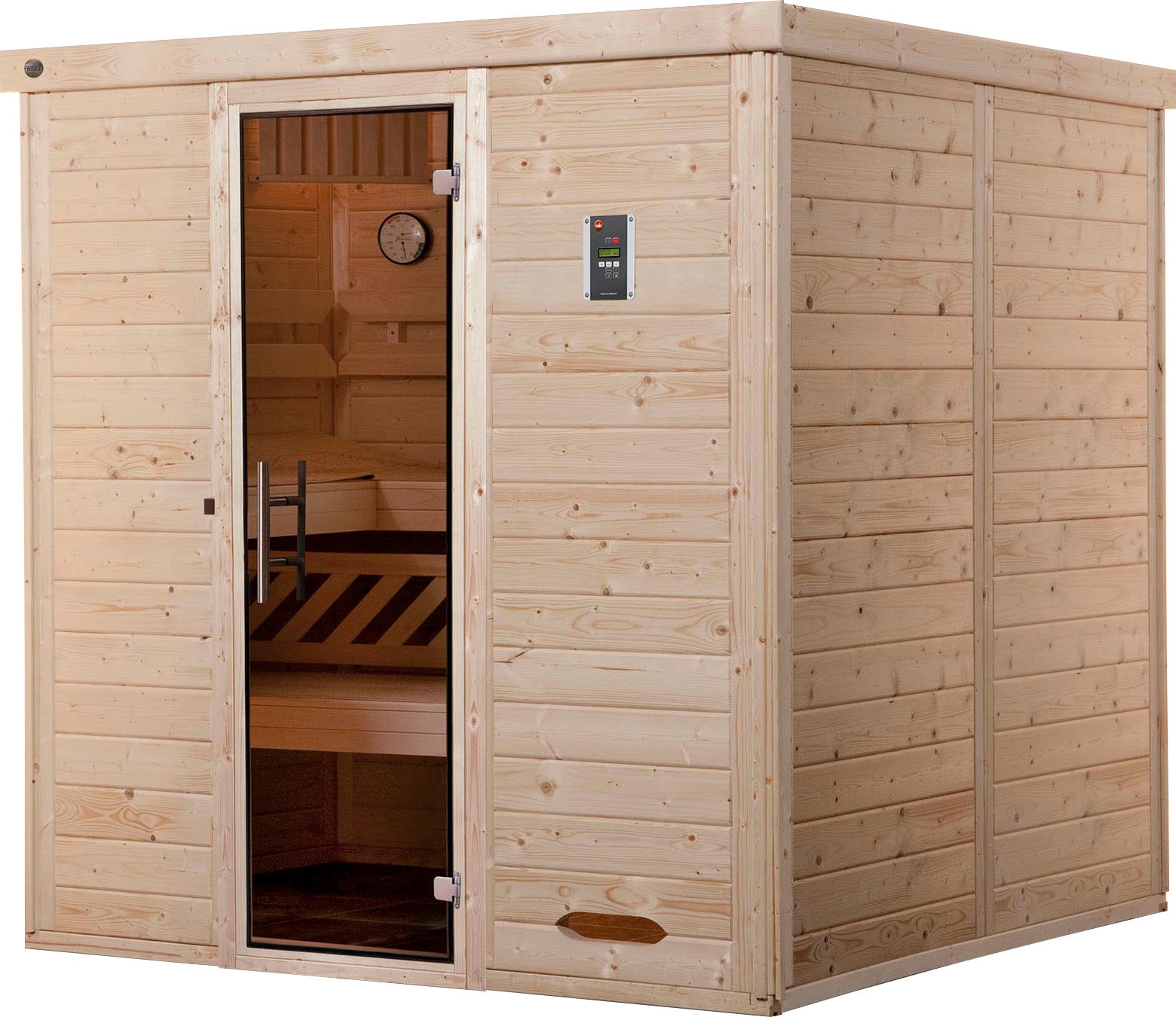 weka Sauna "Kemi" Set, 7,5 kW Bio-Ofen mit digitaler Steuerung