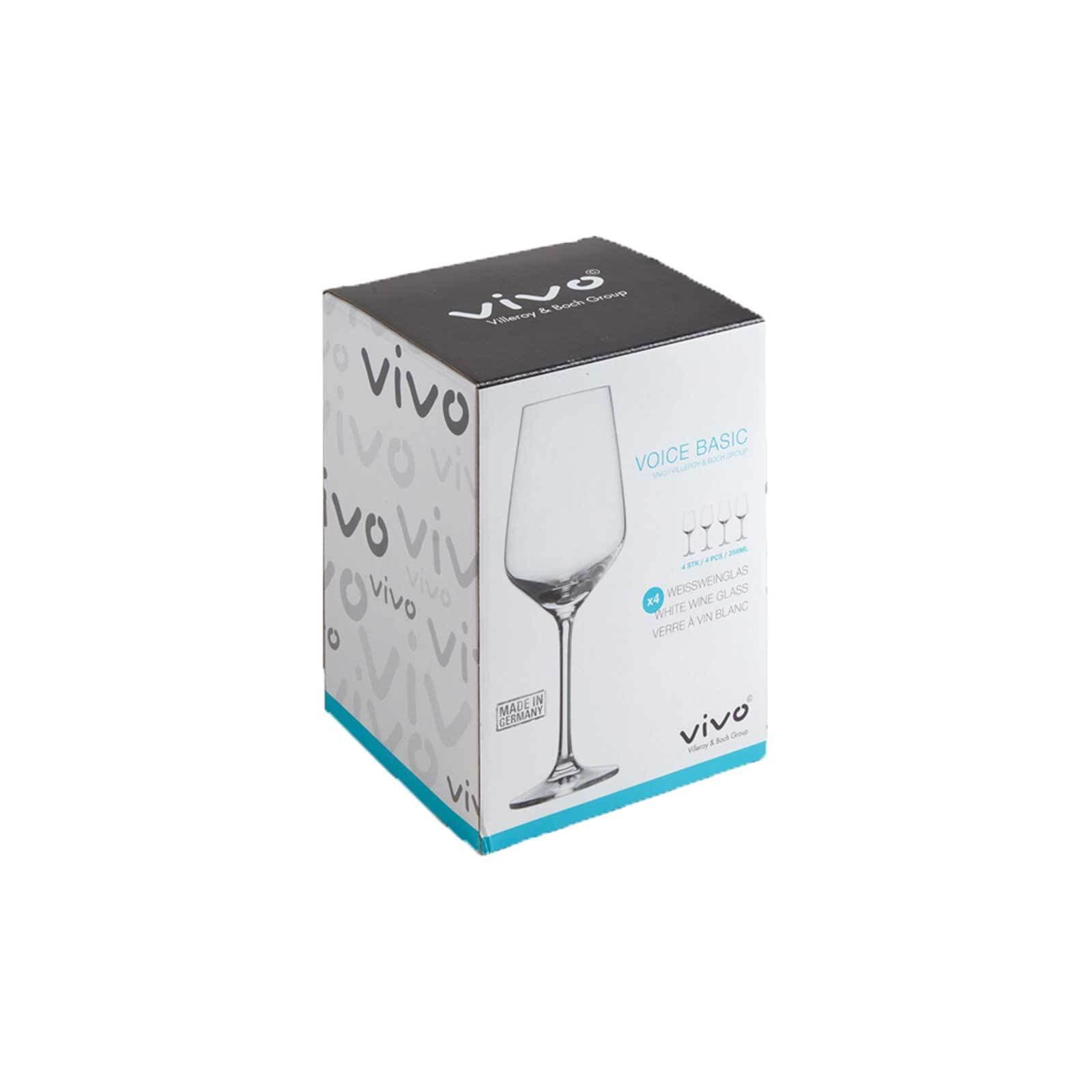 Villeroy & Boch Weißweinglas »Weißweingläser Voice Basic 280 ml 4er Set transparent«