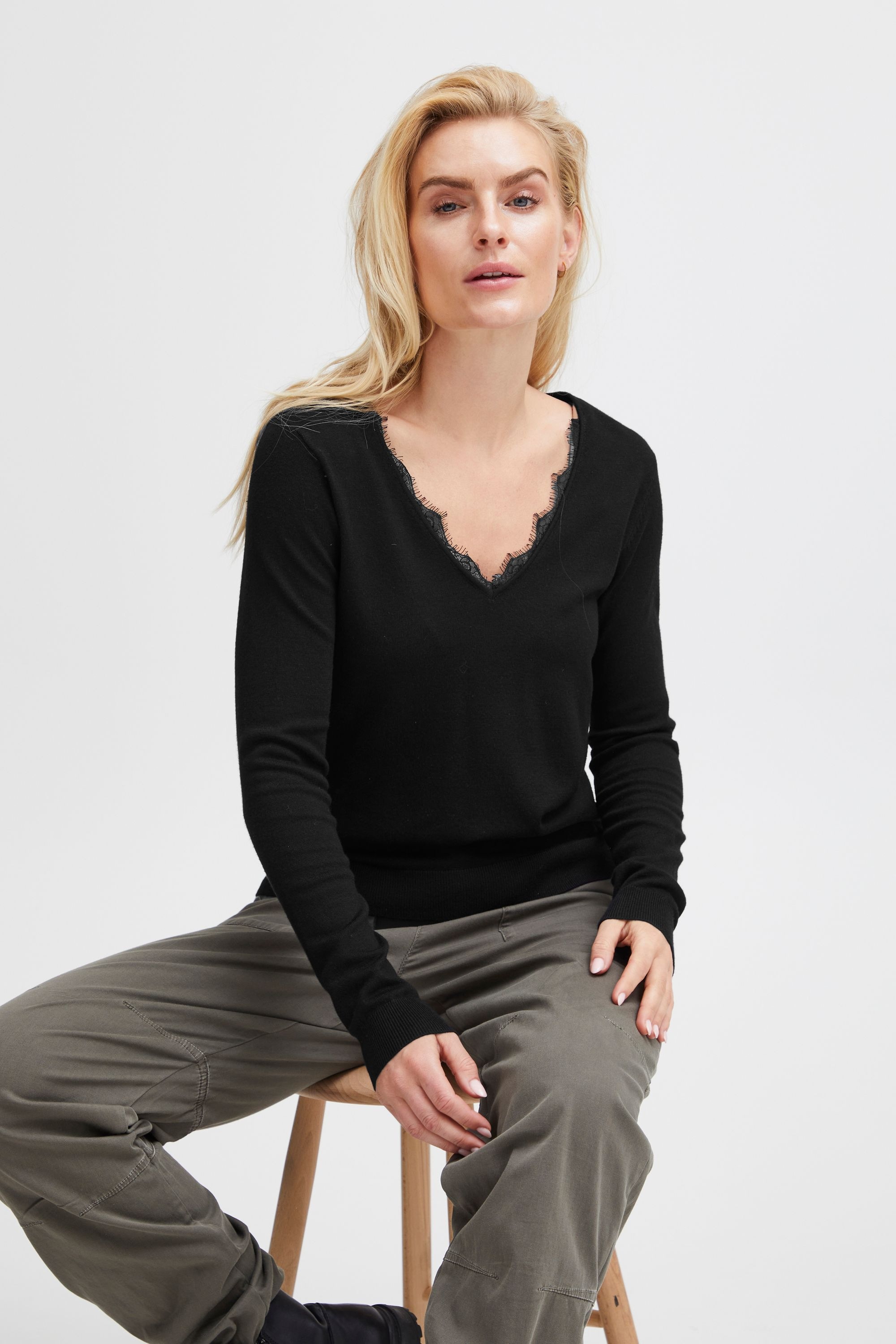 Pulz Jeans Strickfleece-Pullover »Strickpullover PZSara«