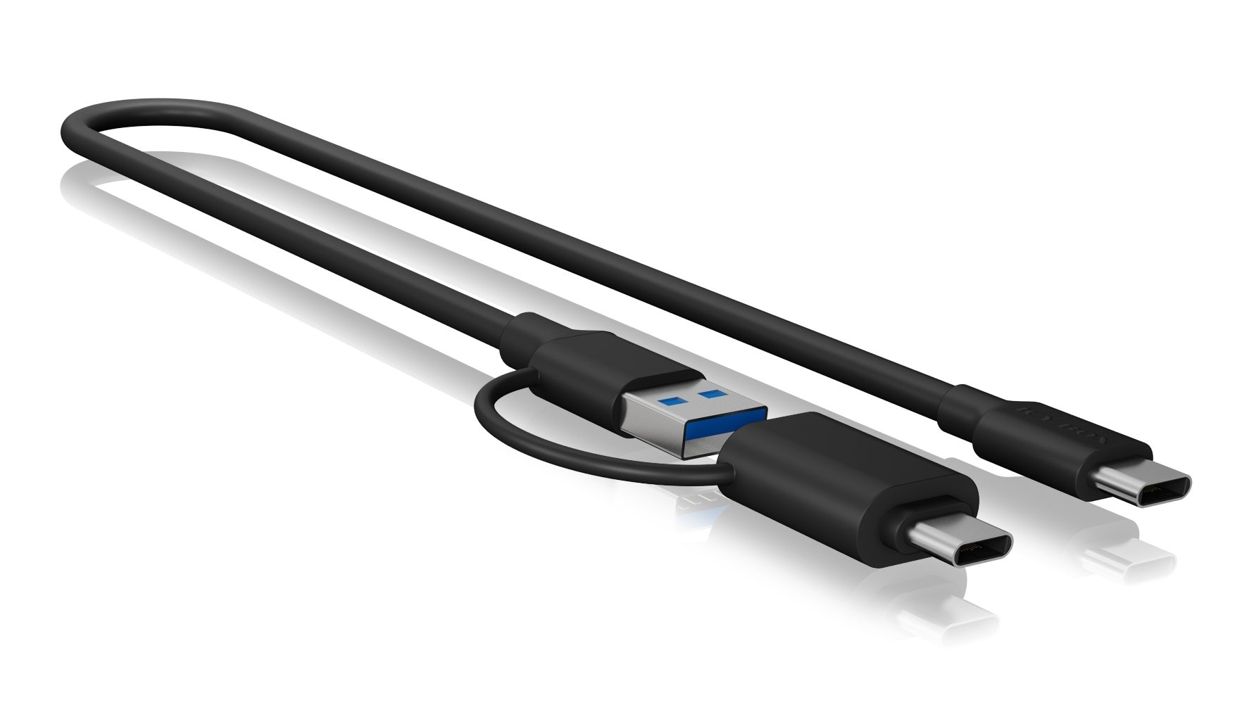 Festplatten-Gehäuse »2,5 SATA III zu USB 3.2 Gen 1 Type-A Adapter, Status LED, schwarz«