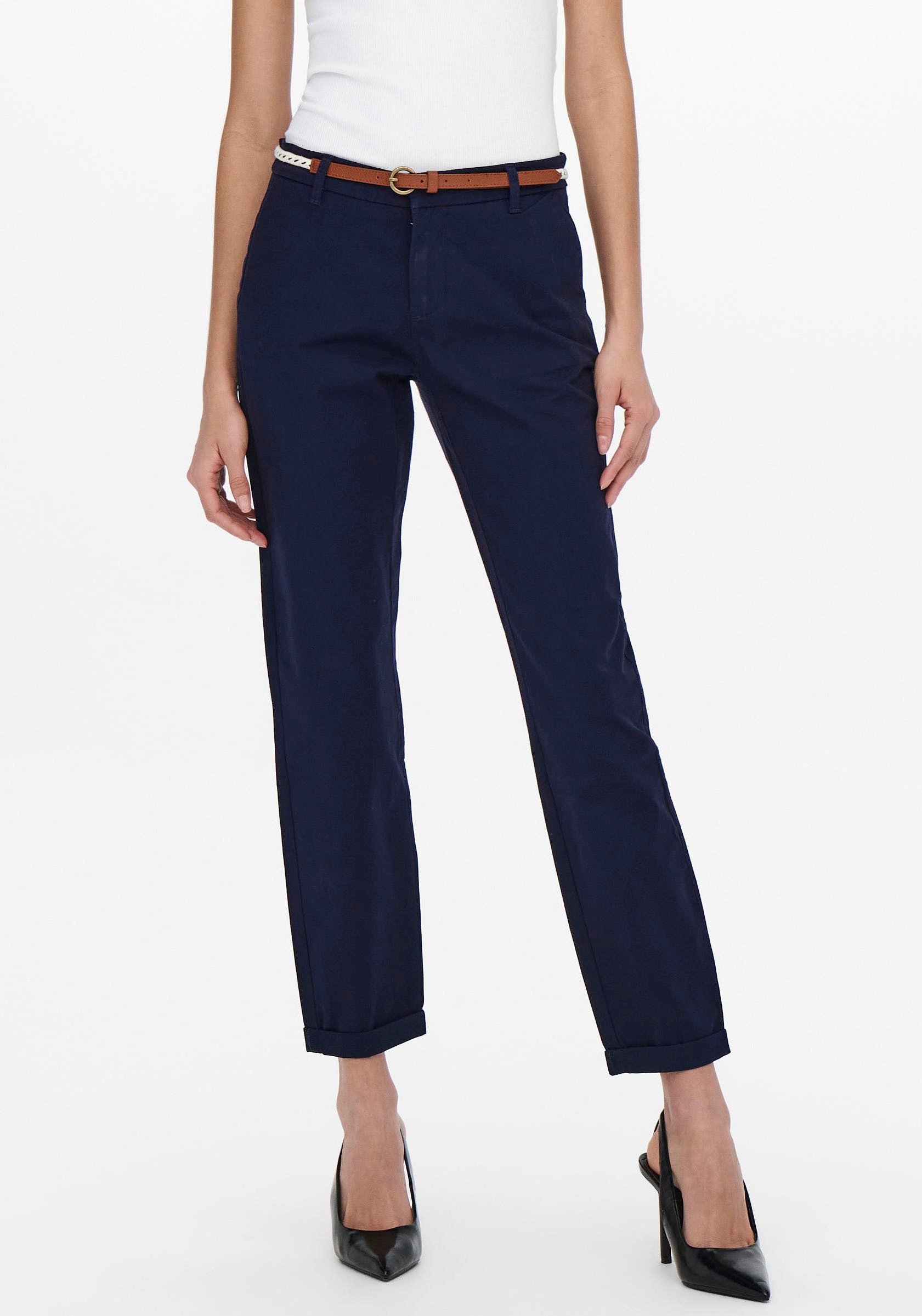 ONLY Chinohose »ONLBIANA COTTON BELT CHINO CC PNT« kaufen