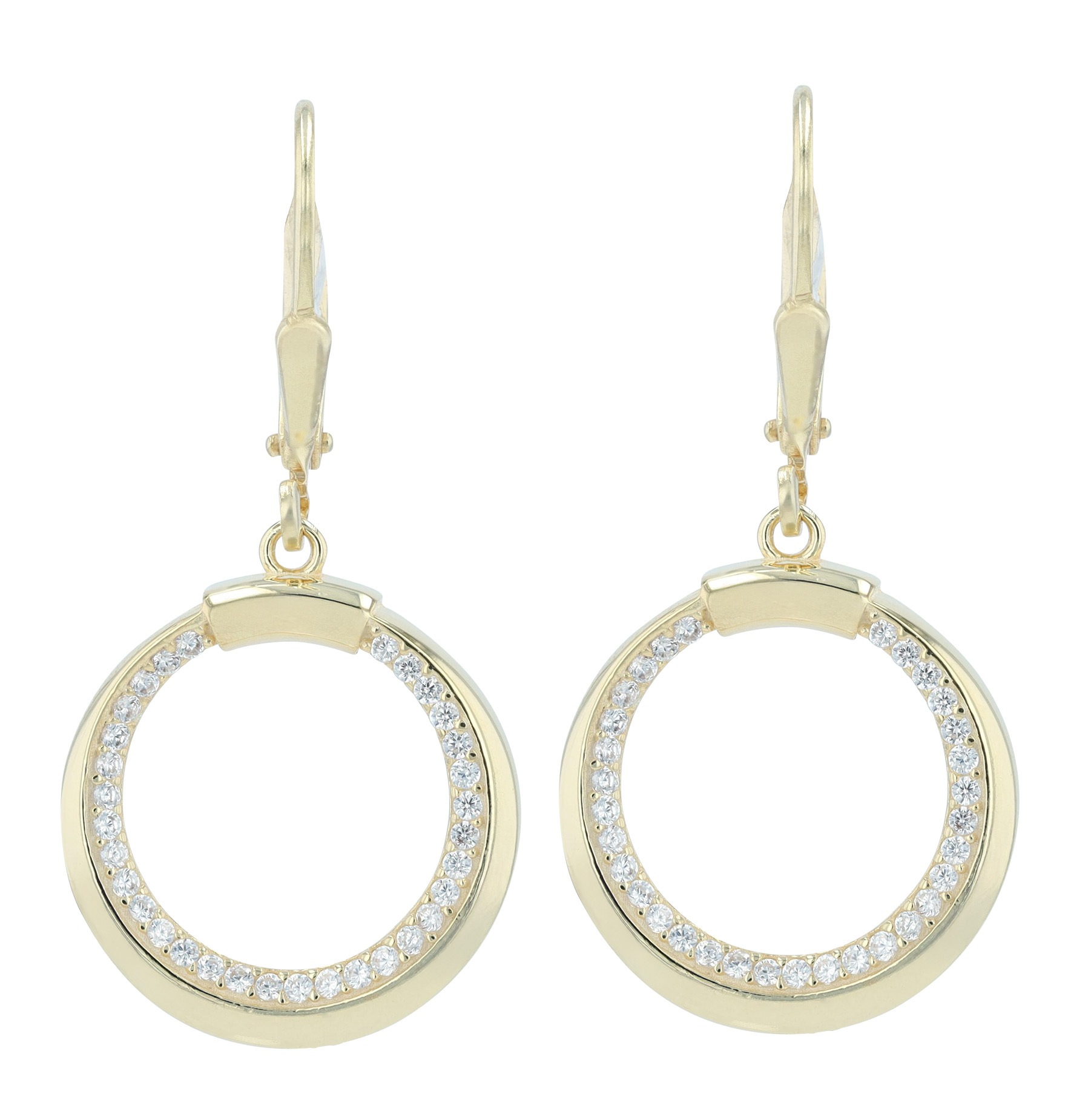 Adelia´s Paar Ohrhänger »Damen Ohrringe – Ohrhänger aus 925 Silber mit Zirkonia« Eine schöne Geschenkidee für jeden Anlass