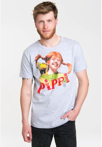 T-Shirt »Pippi Langstrumpf - Äffchen Herr Nilsson«, mit coolem Frontprint