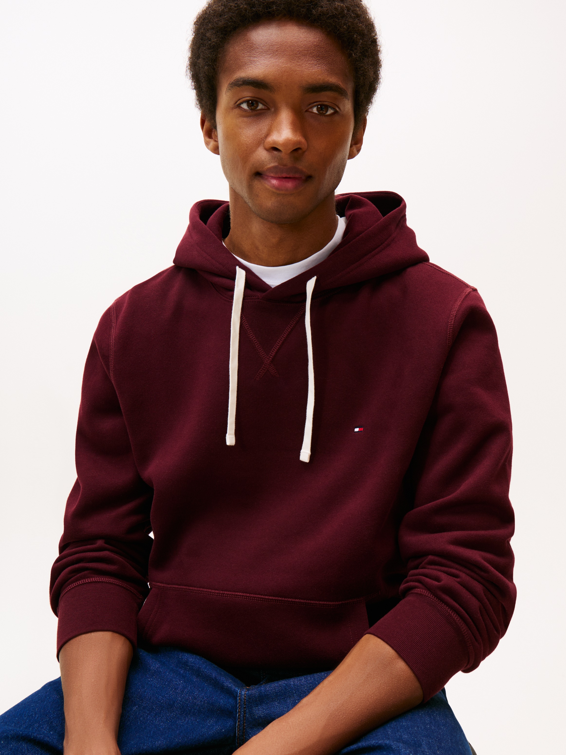Tommy Hilfiger Hoodie "ESS SEASONAL FLEECE HOODY mit Kapuze und Kängurutasc günstig online kaufen