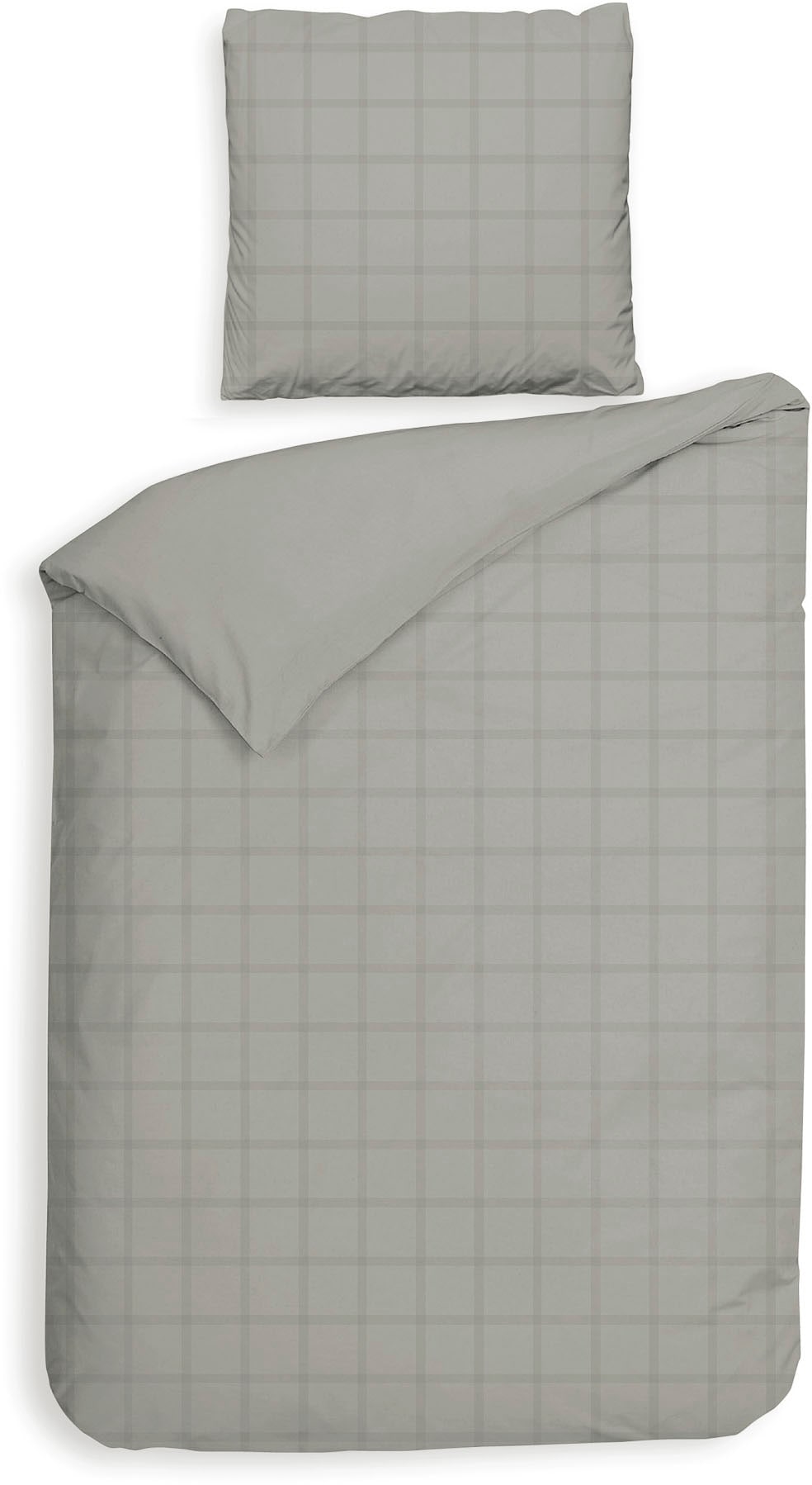 Heckett & Lane Wendebettwäsche "Diamante" 2 Stk. tlg. kariert, hochwertiges günstig online kaufen