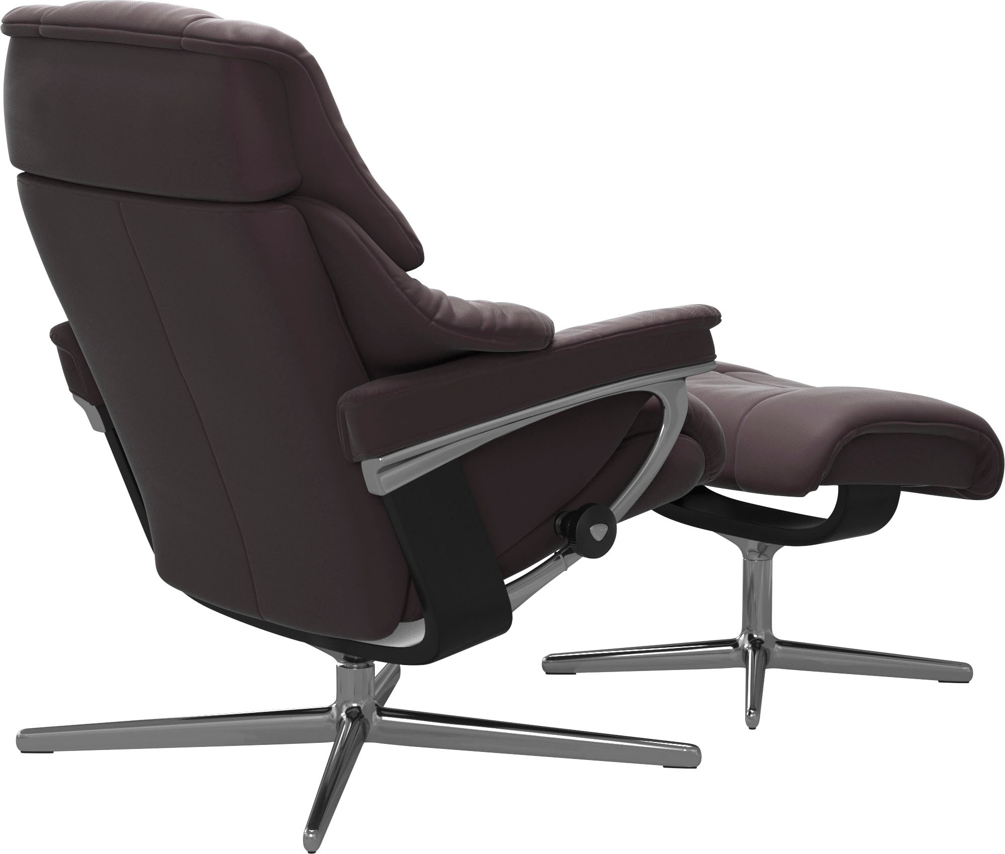 Stressless® Fußhocker »Reno«, mit Cross Base, Größe S, M & L, Holzakzent Schwarz