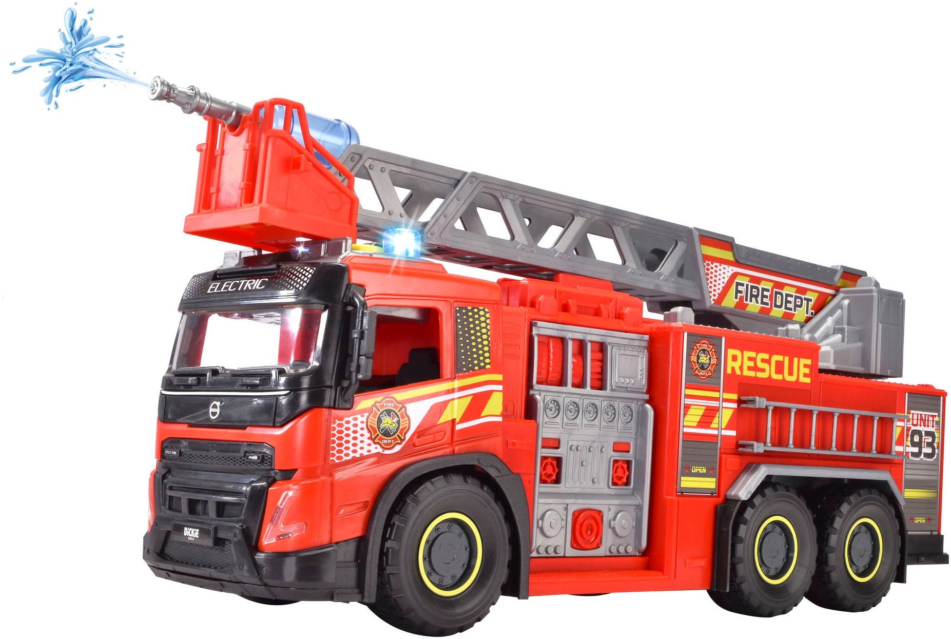 Dickie Toys Spielzeug-Feuerwehr »Giant Fire Truck«, mit Licht und Sound