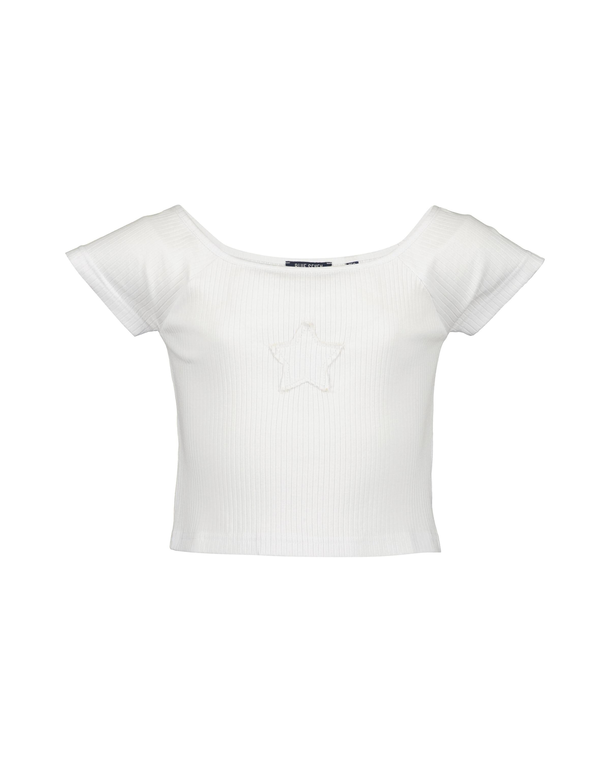 Blue Seven T-Shirt »Blue Seven Teenager Mädchen T-Shirts 2er Pack Carmen Ausschnitt«, (2 tlg.)
