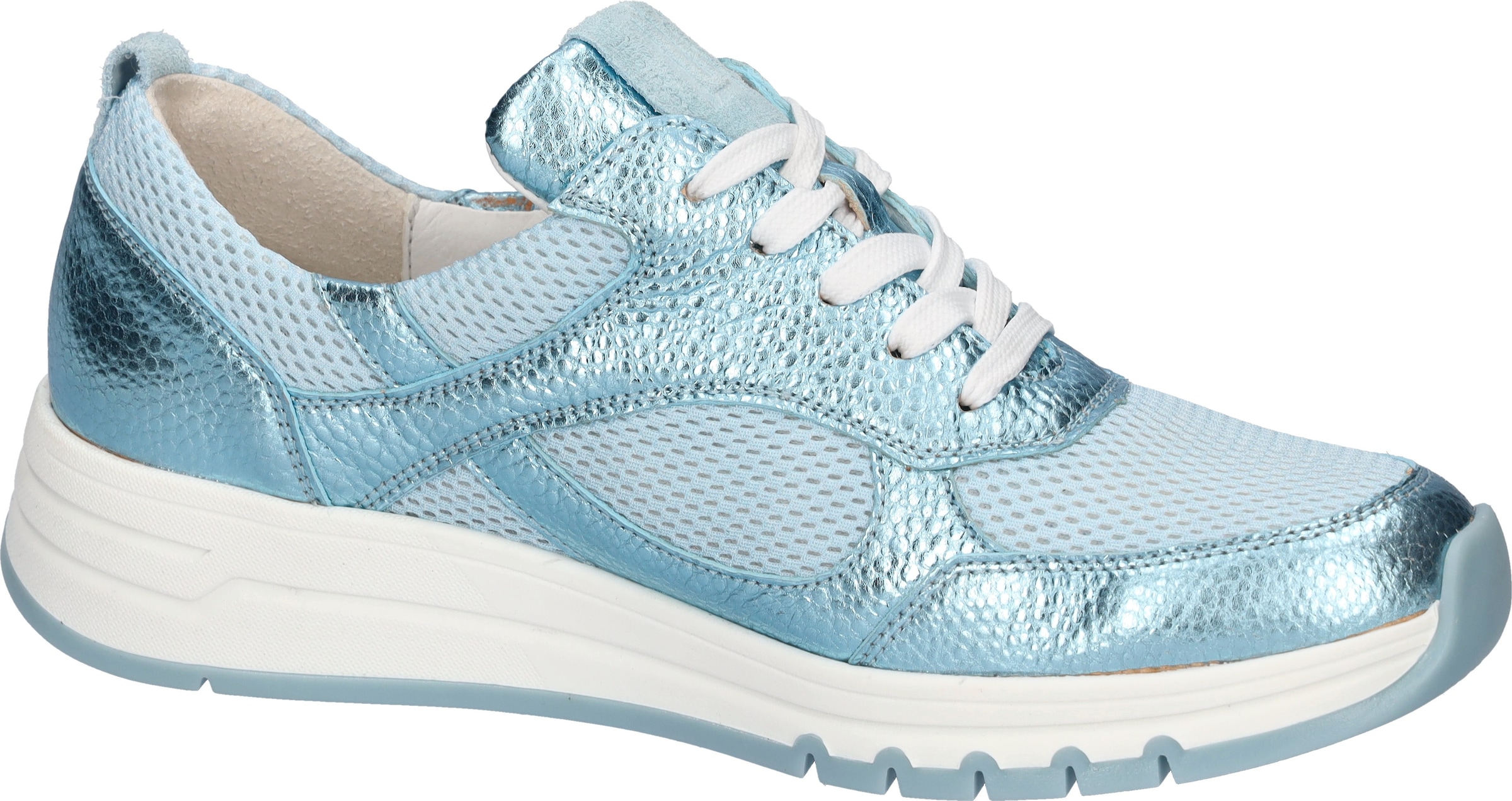 Waldläufer Sneaker  Halbschuh, Schnürschuh, Freizeitsneaker mit weichem Schaftrand