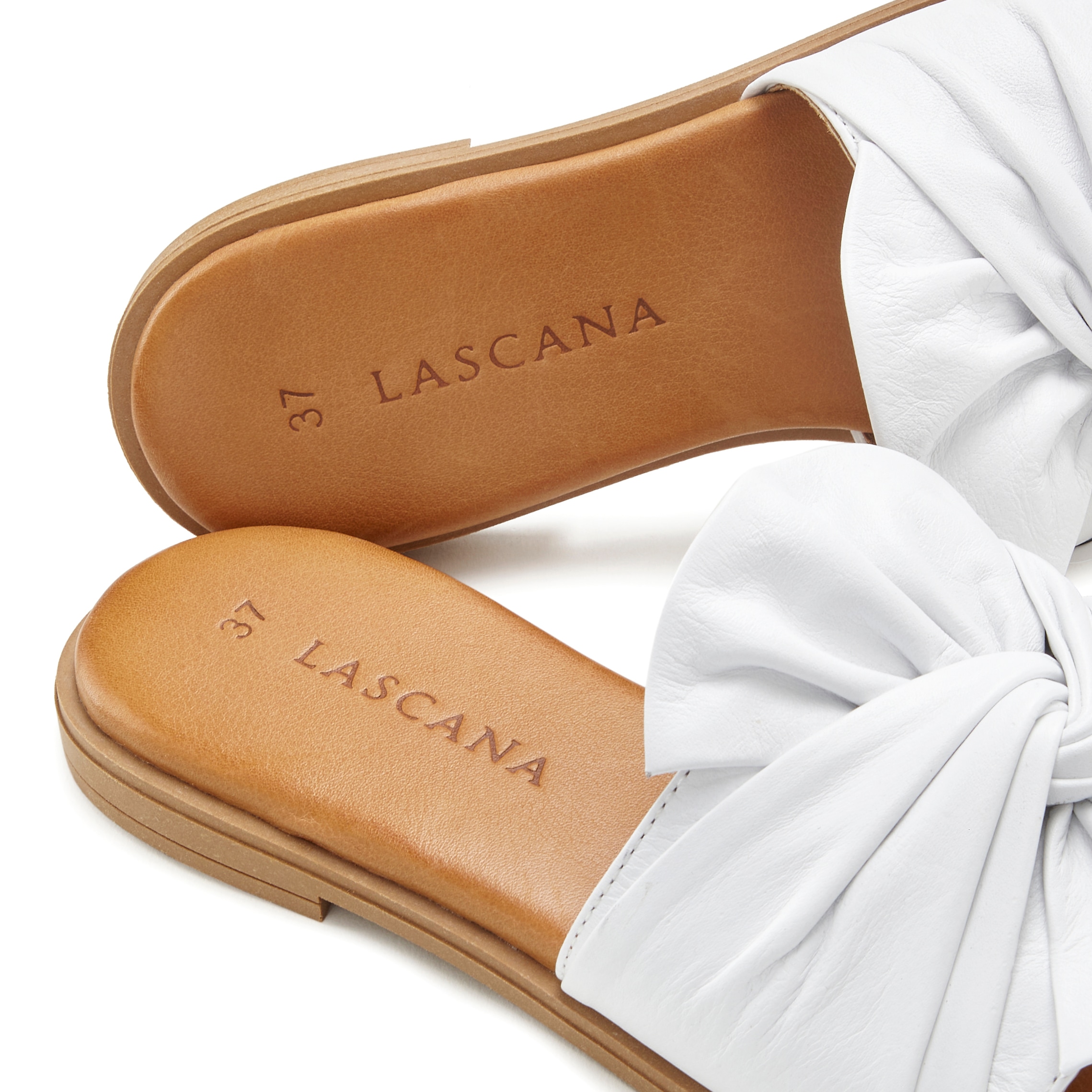 LASCANA Pantolette »Mule, Sandale, offener Schuh«, aus Leder