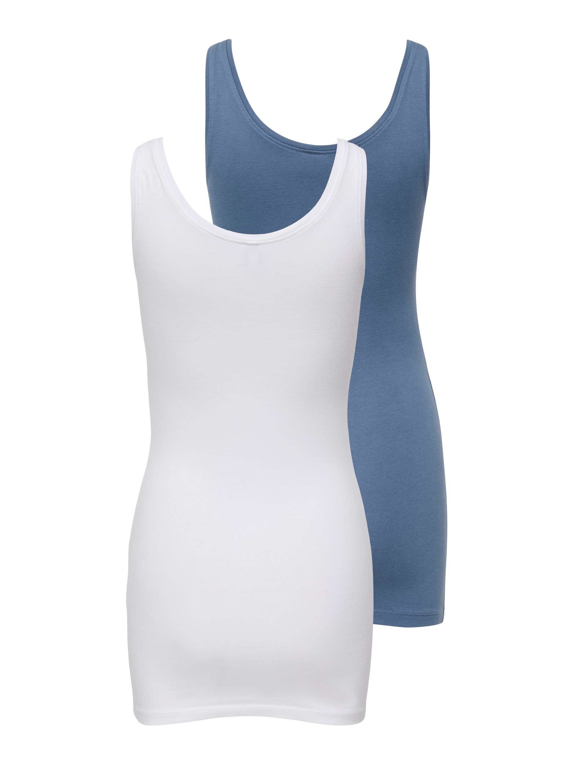 ONLY Tanktop "ONLLIVE LOVE NEW LONG TT 2PACK NOOS", (Packung, 2er-Pack) günstig online kaufen