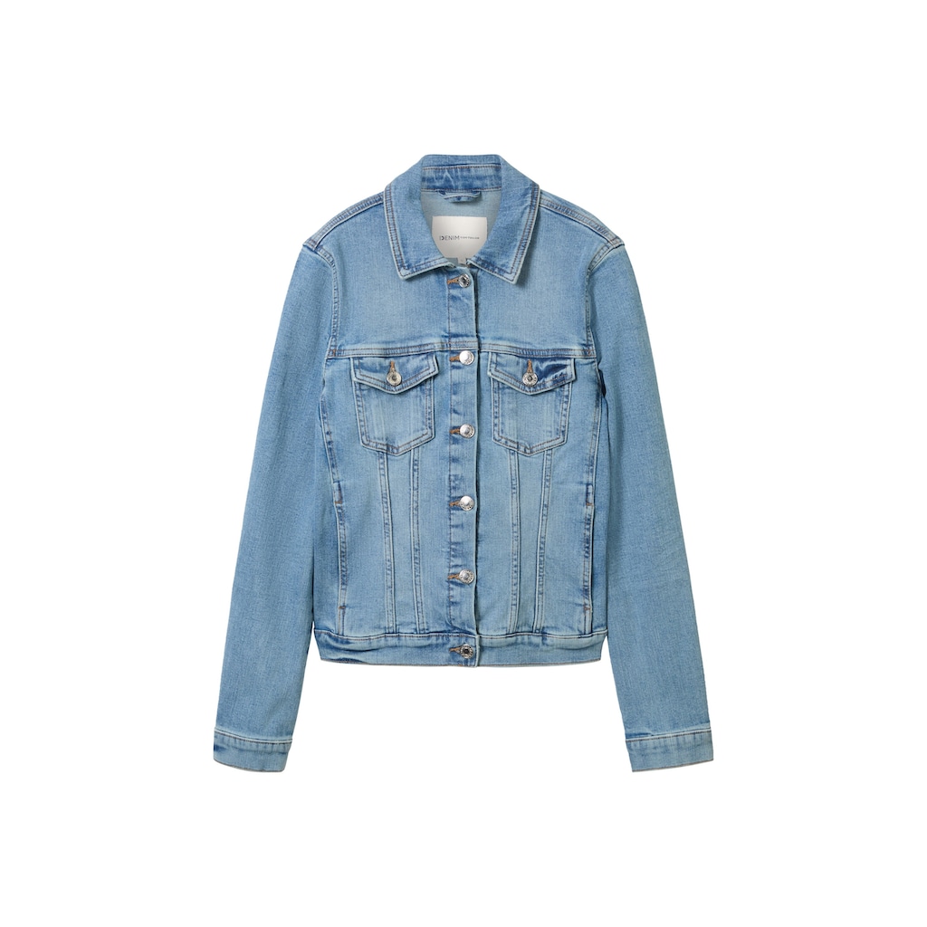 TOM TAILOR Denim Jeansjacke, im klassischen Look und mit Stretch