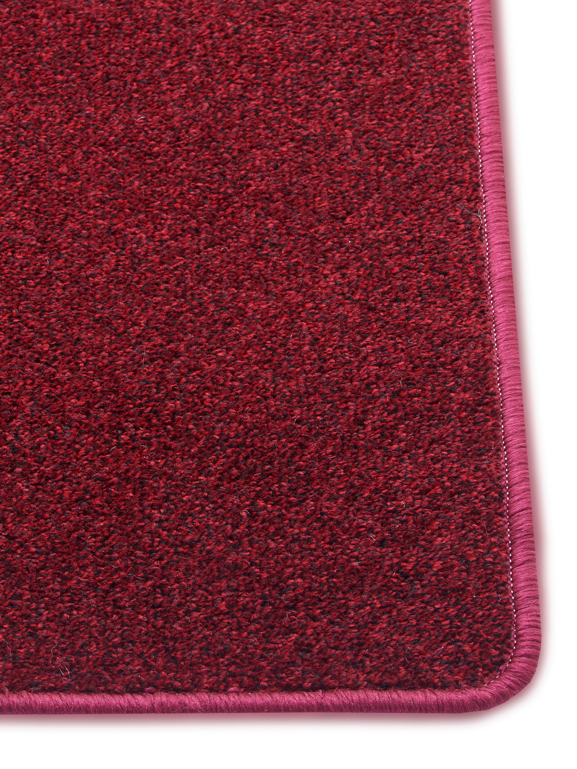 Hanse Home Exclusiv Läufer »Liberty«, rechteckig, 7 mm Höhe, Uni-Meliert, robust, kräftige Farben, rundherum farbige Kettelung