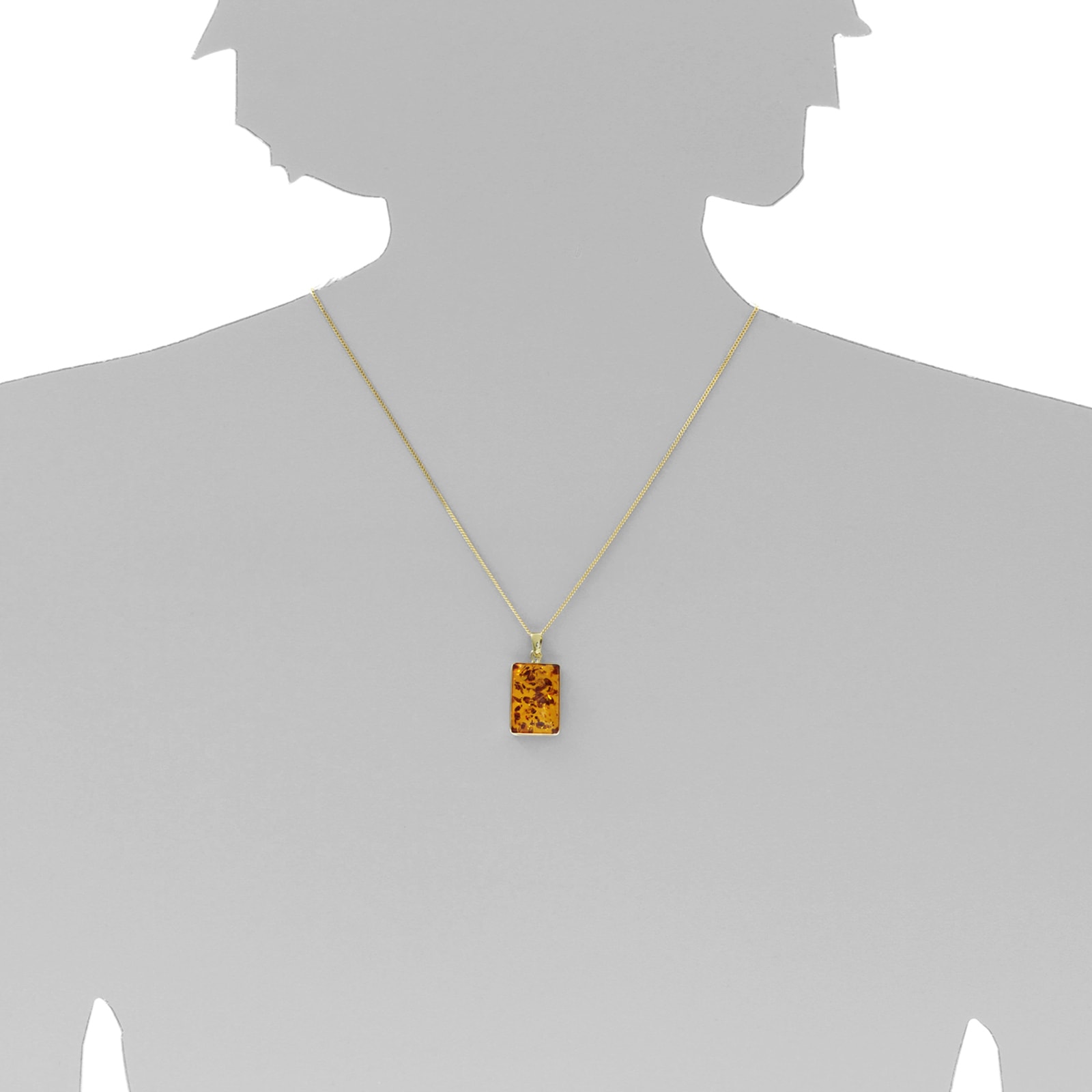 OSTSEE-SCHMUCK Kette mit Anhänger »Ostsee-Schmuck Kette mit Anhänger Classic 22x15«