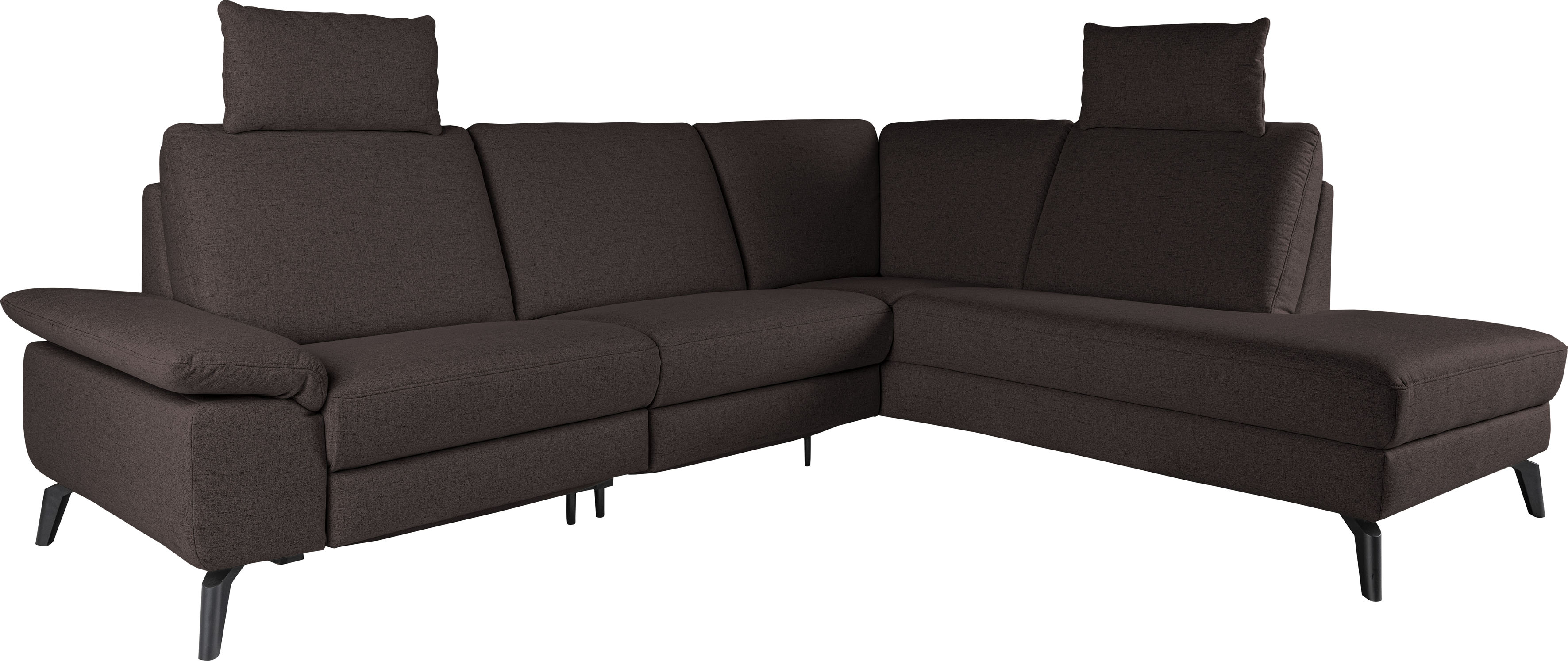 Thumbnail - alina Ecksofa, inkl. Kopfstützen, wahlweise mit Relaxfunktion, Breite: 243 cm
