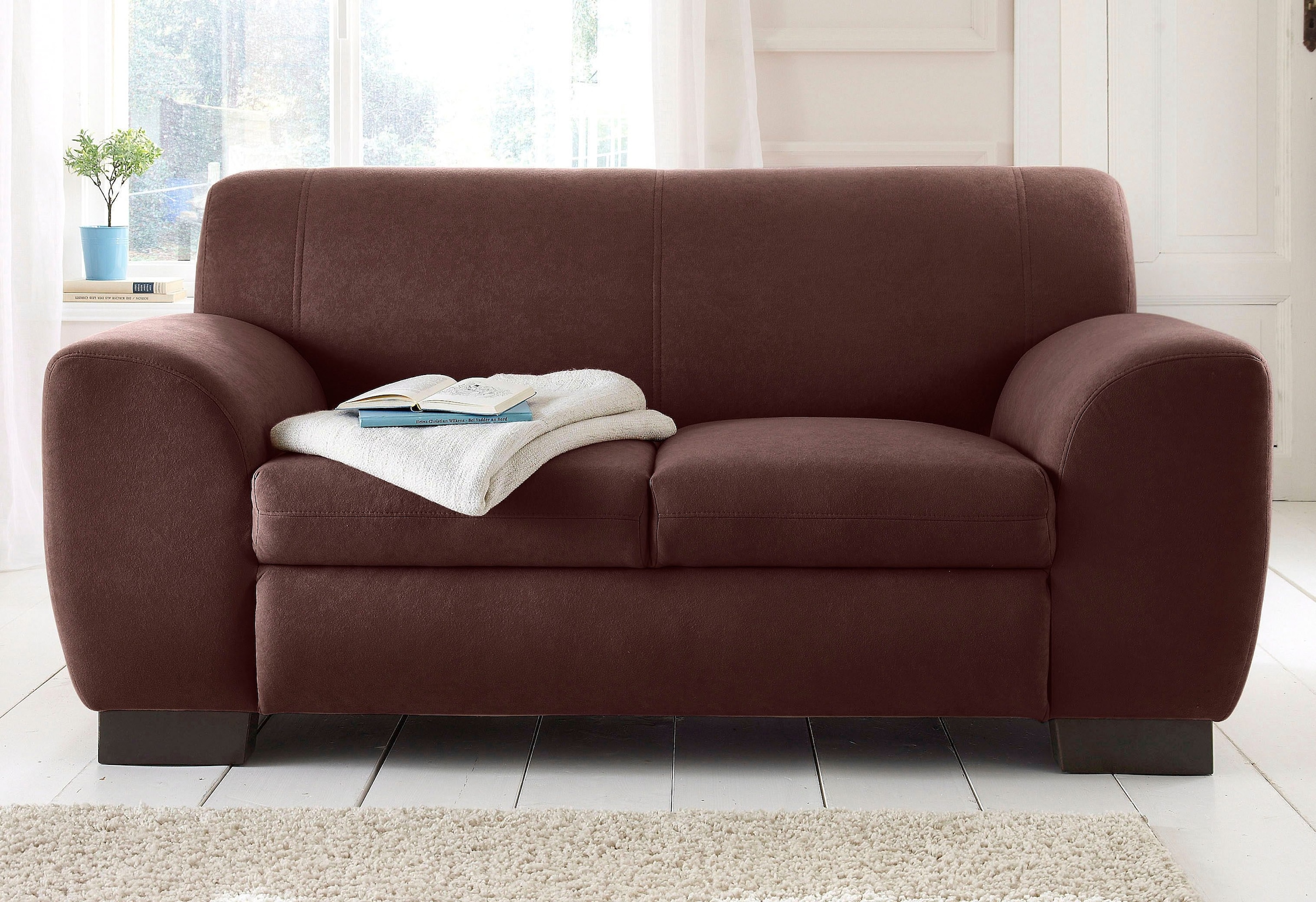 Home affaire Sofa »Nika L-Form«, als 2-oder 3-Sitzer, in Microfaser PRIMABELLE® oder Struktur