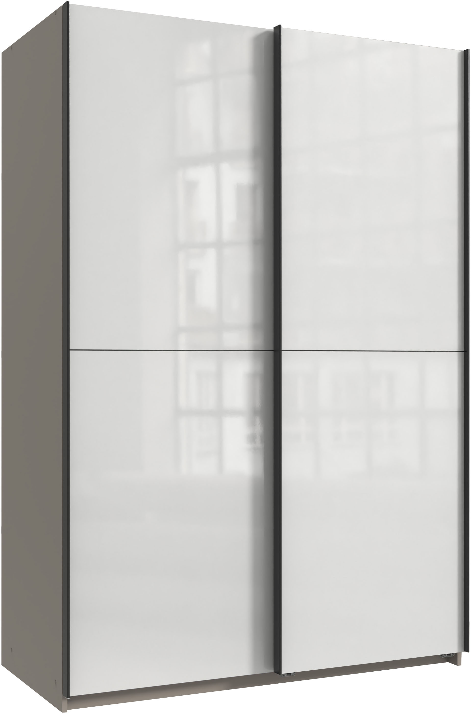 Wimex "Mugano, B/T/H 135 oder 180/65/198cm, Made in Germany" wähle Deine Ausstattung: Basic oder Premium, 2 Schwebetüren mit oder ohne Spiegel, Metallgriffe
