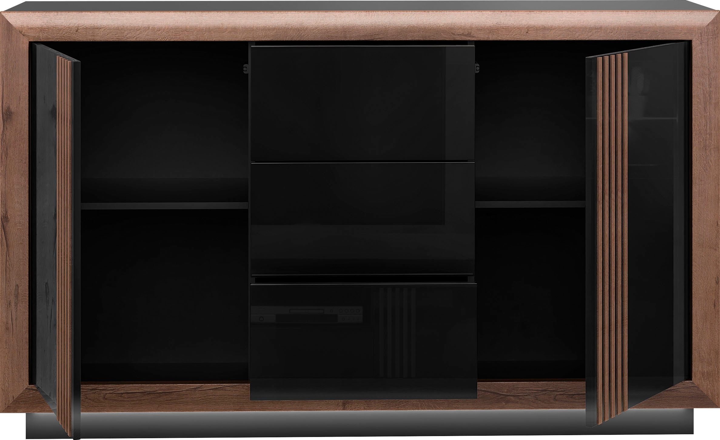 FORTE Sideboard »Savona«, Breite 162 cm, inkl. Sockelbeleuchtung