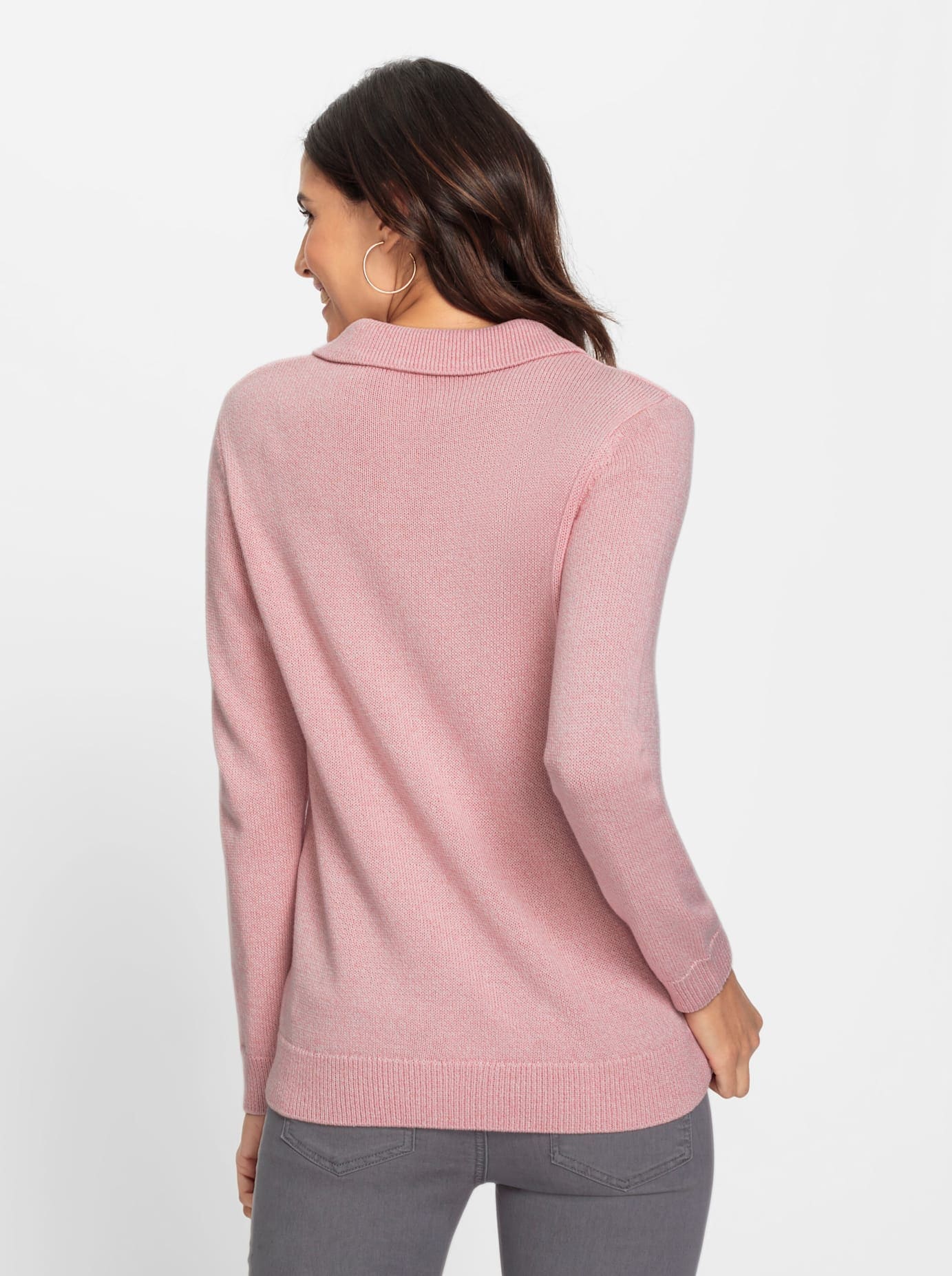 Inspirationen Strickpullover »Polopullover«