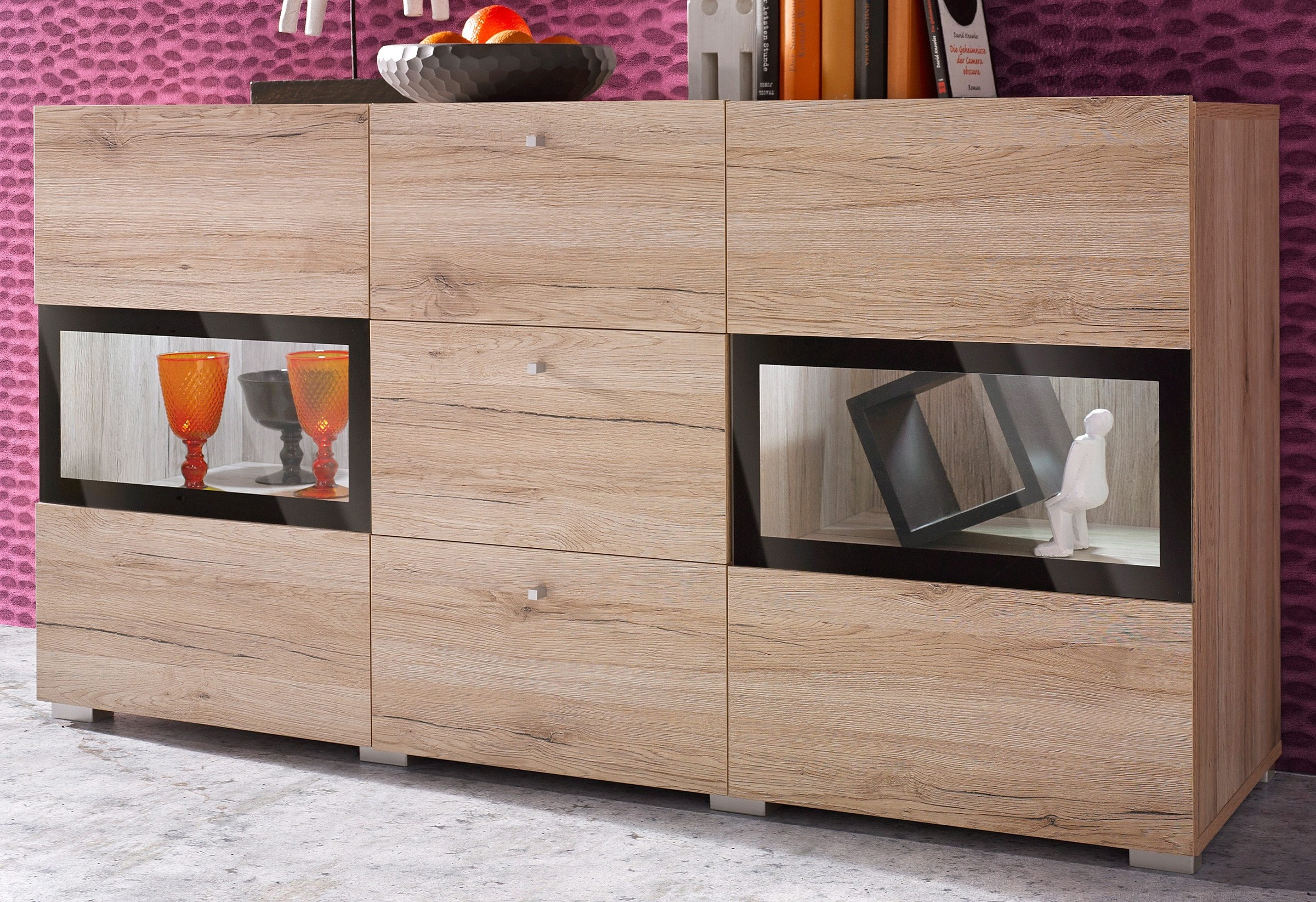 OTTO home Sideboard "Baros" Breite 132 cm günstig online kaufen