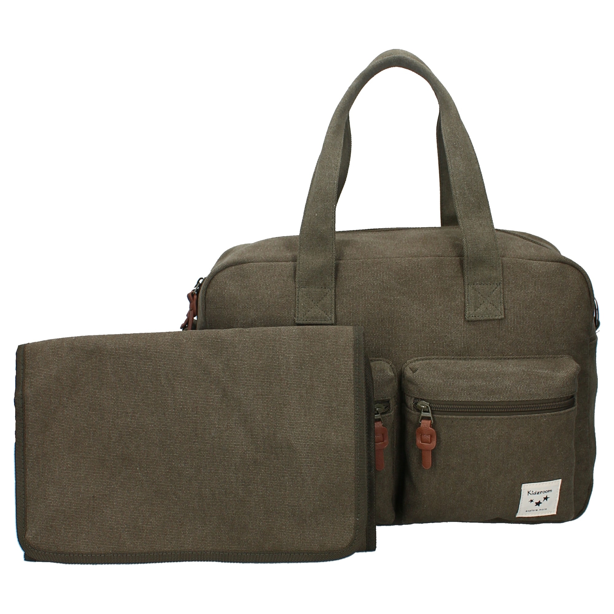 Vadobag Wickeltasche, mit passender Wickelunterlage und viel Stauraum