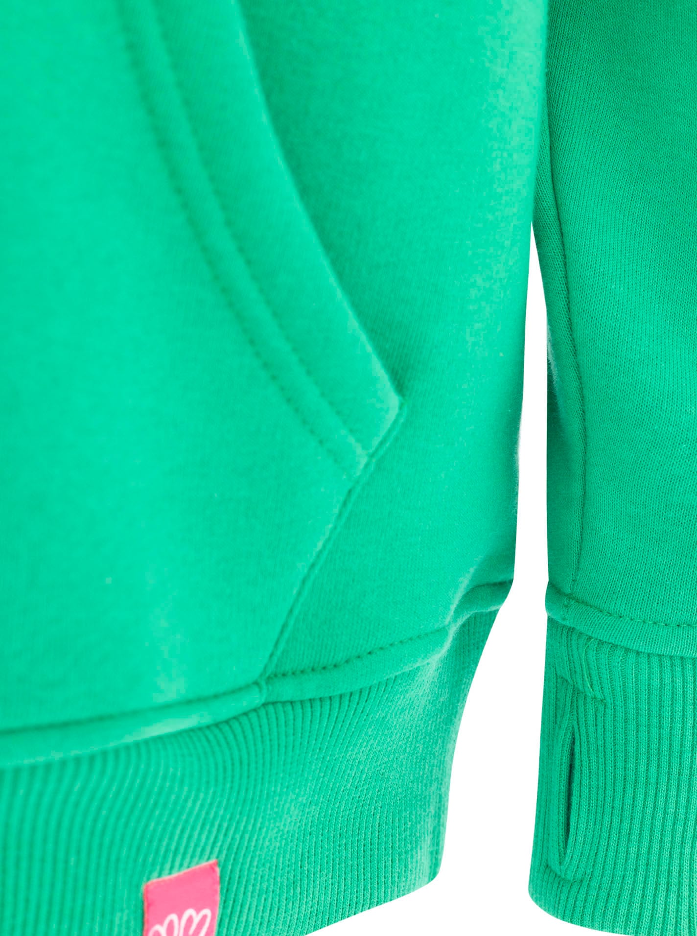 Zwillingsherz Hoodie »"AMOUR"«, gesticktes Motiv mit Herzen und Spitze, Kapuze, Kängurutasche
