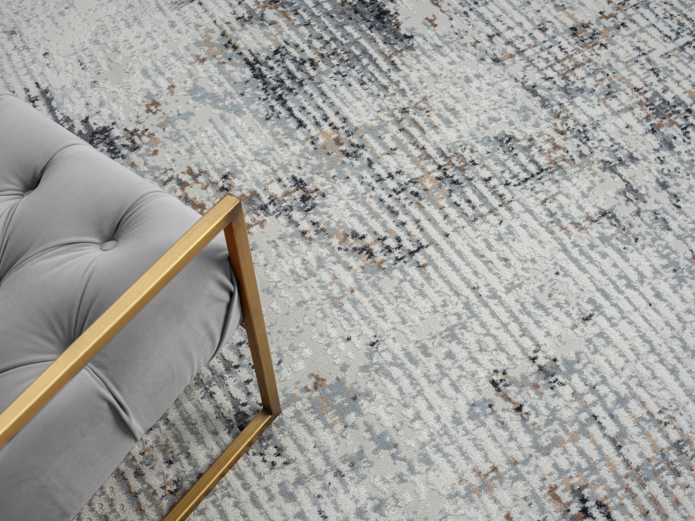 my home Teppich »Kaylan, LAGERRÄUMUNG!«, rechteckig, 8 mm Höhe, Kurzflor, modernes Design, pflegeleicht, Wohnzimmer