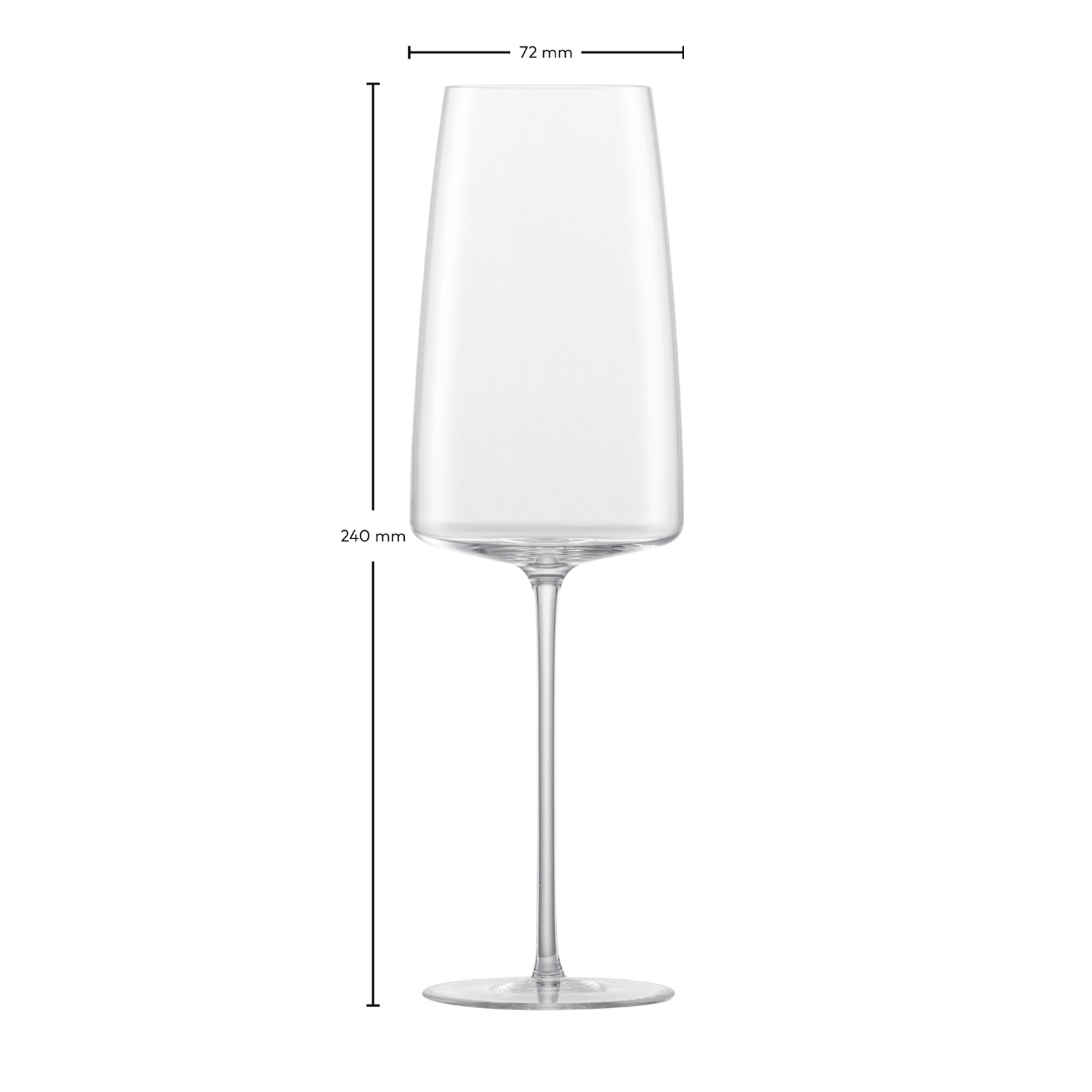 Zwiesel Glas Sektglas »Sektgläser Simplify 407 ml 2er Set transparent«